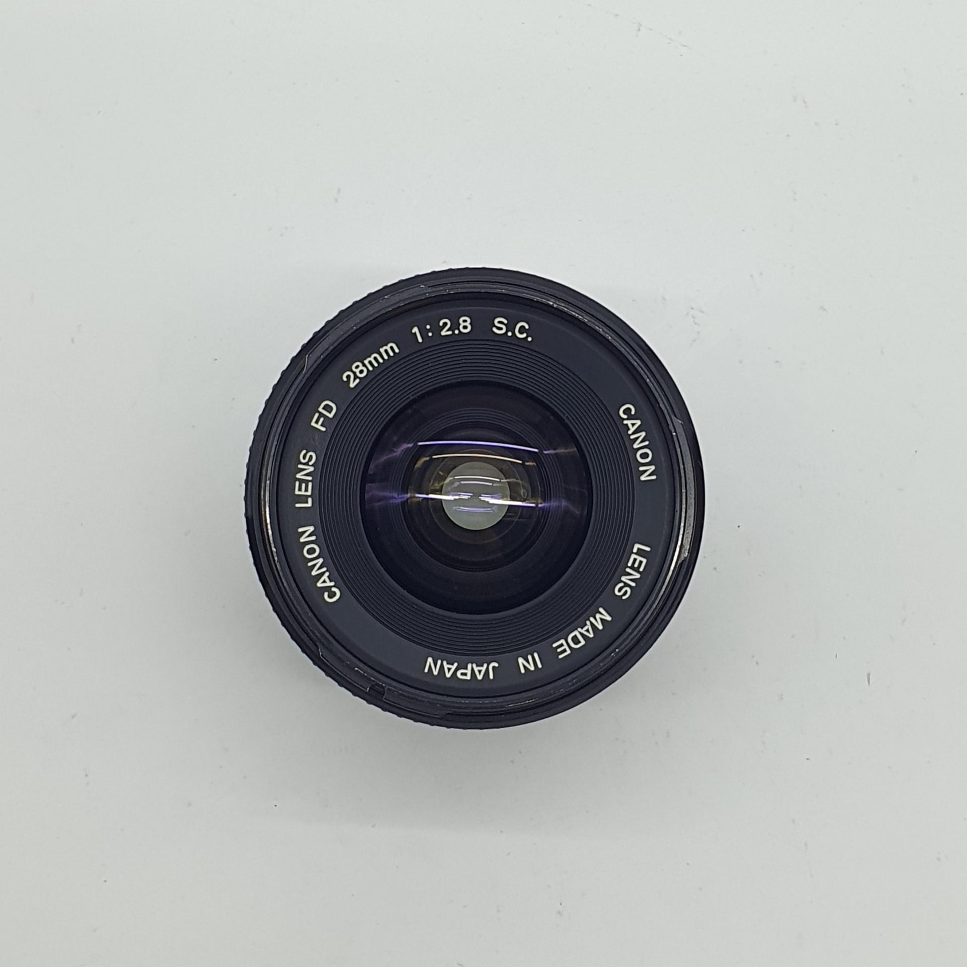 캐논 28mm 수동 MF FD 마운트 렌즈