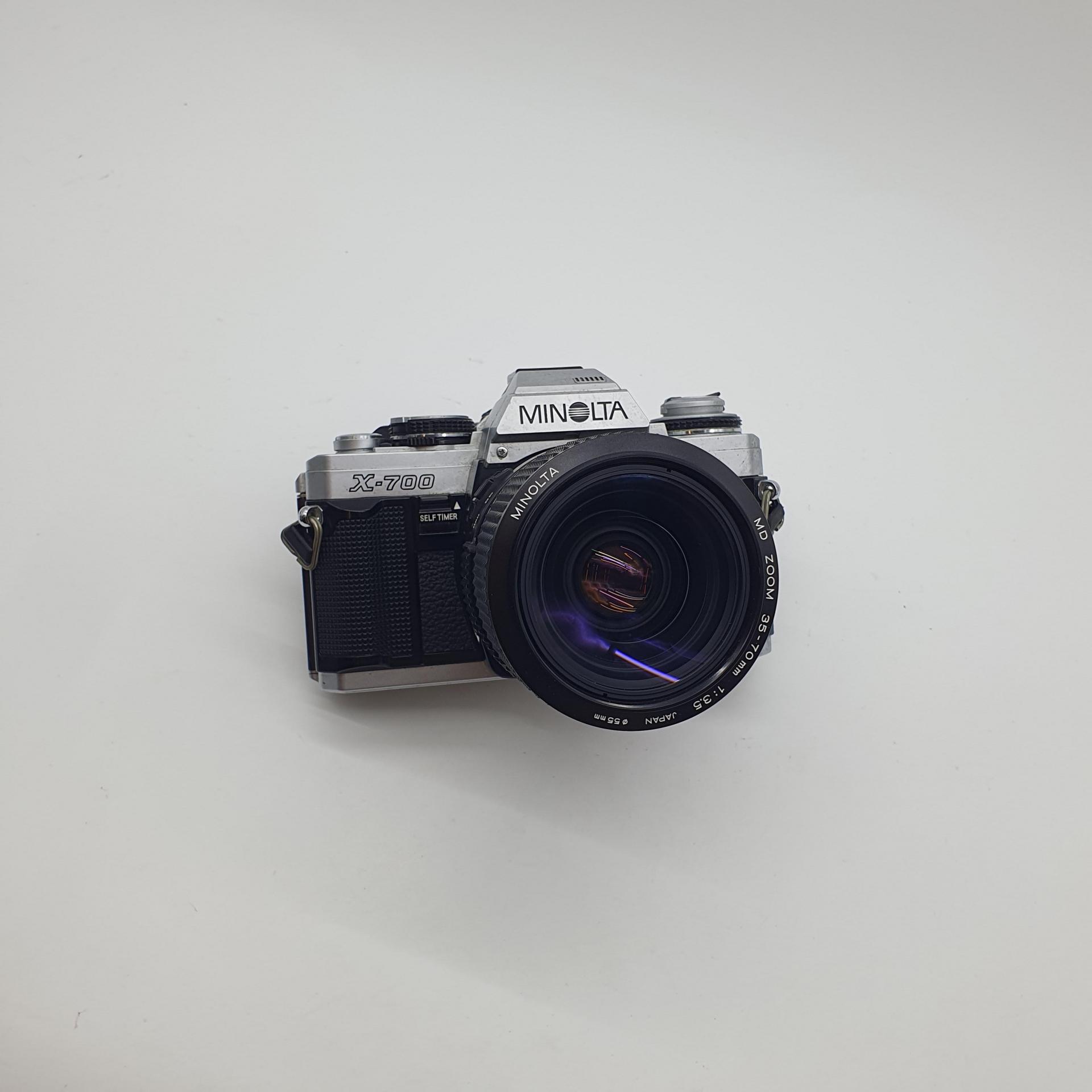 미놀타 X-700 실버바디 + 50mm MD Lens