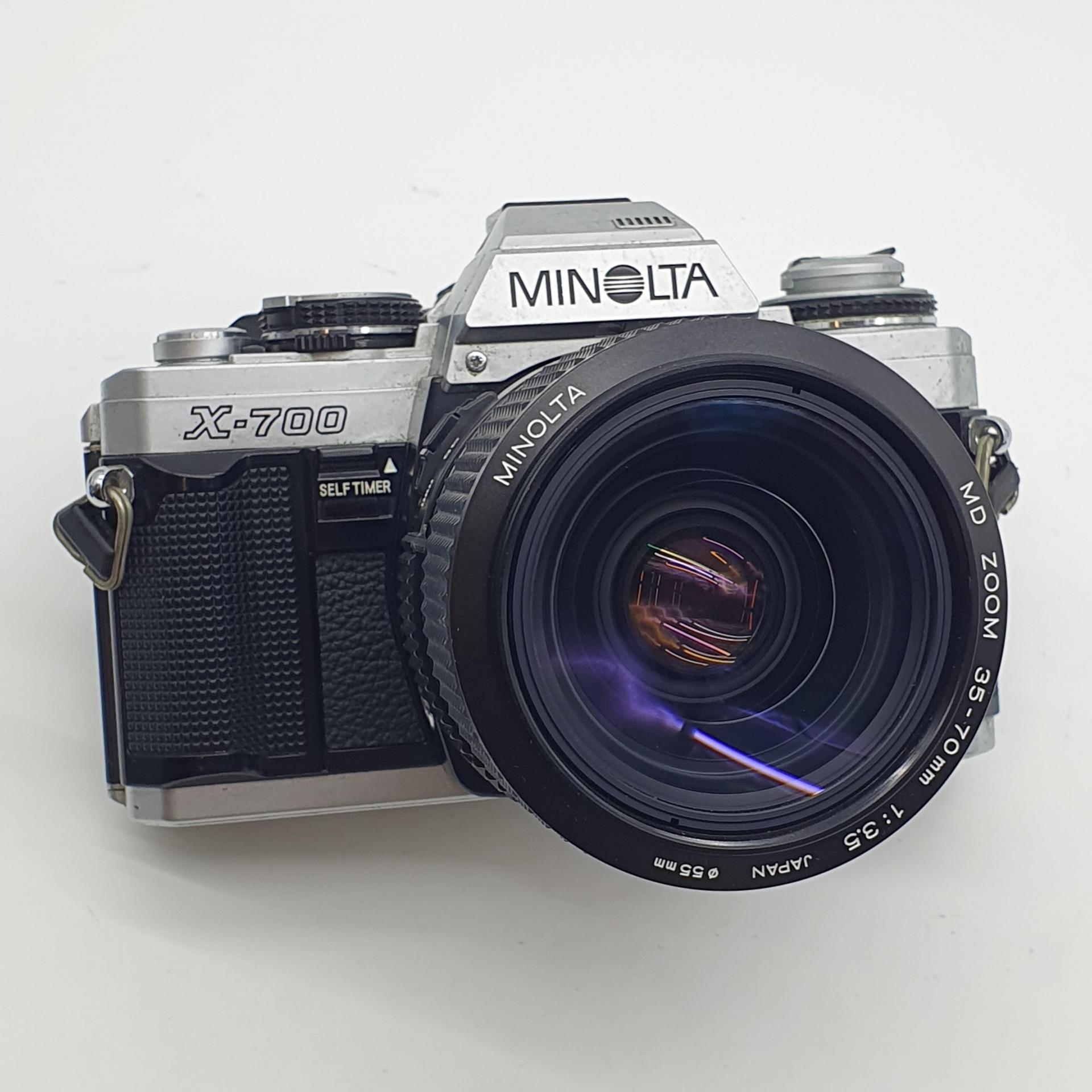 미놀타 X-700 실버바디 + 50mm MD Lens