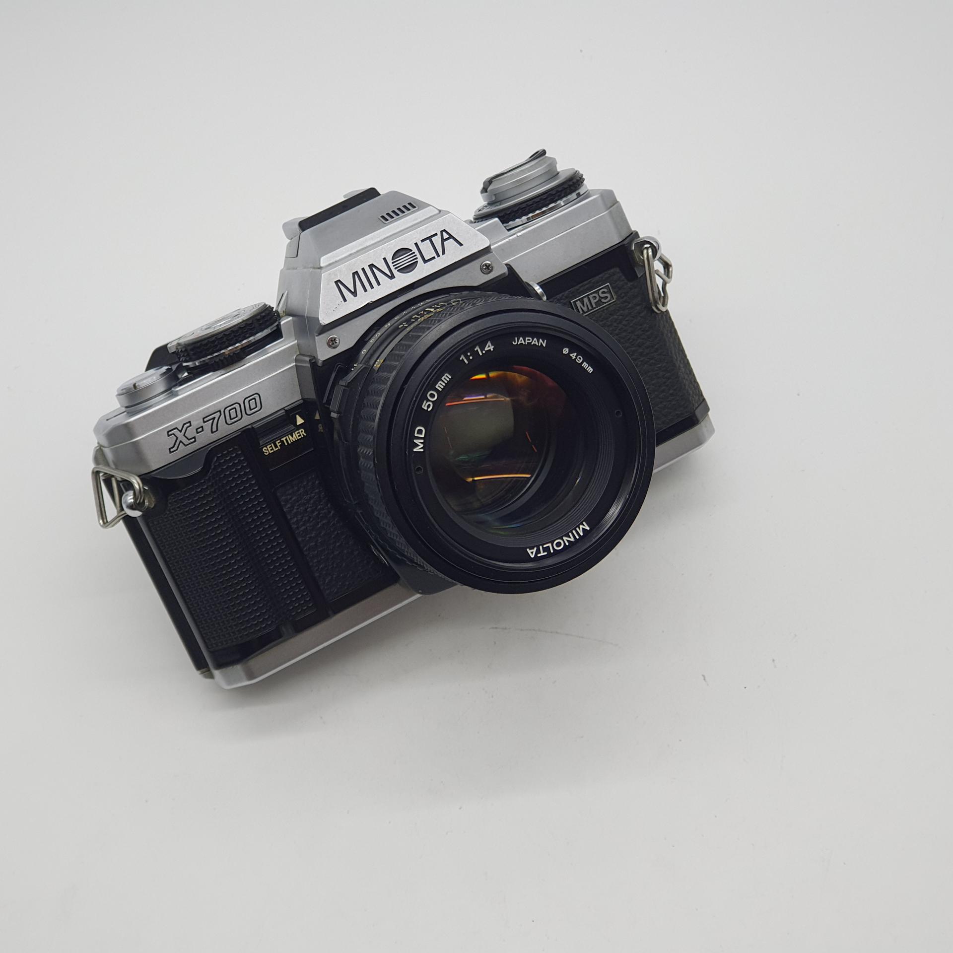 미놀타 X-700 실버바디 + 50mm MD Lens