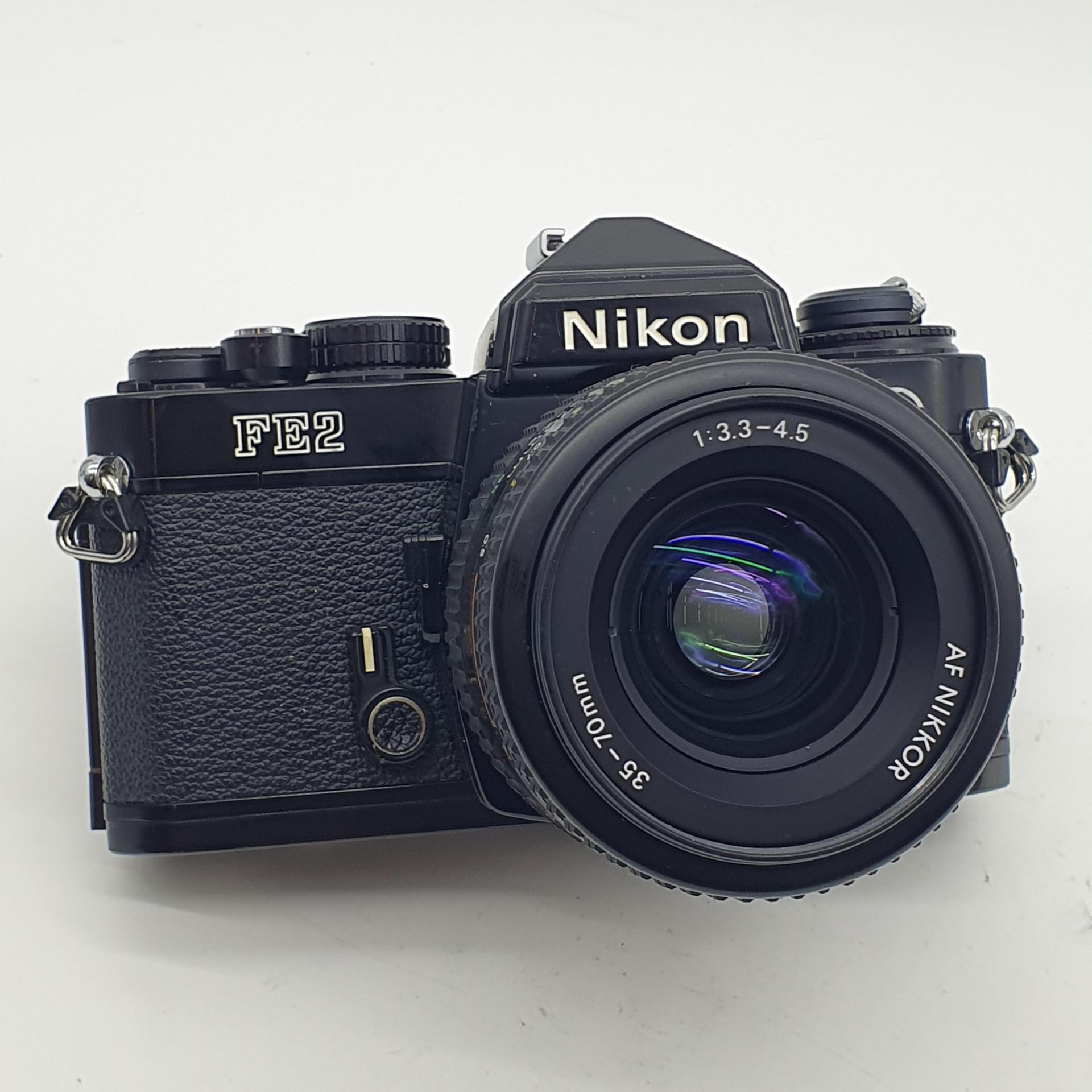 니콘 FE2 Nikon + 50mm nikkor *블랙핑크 리사 필름카메라🎈
