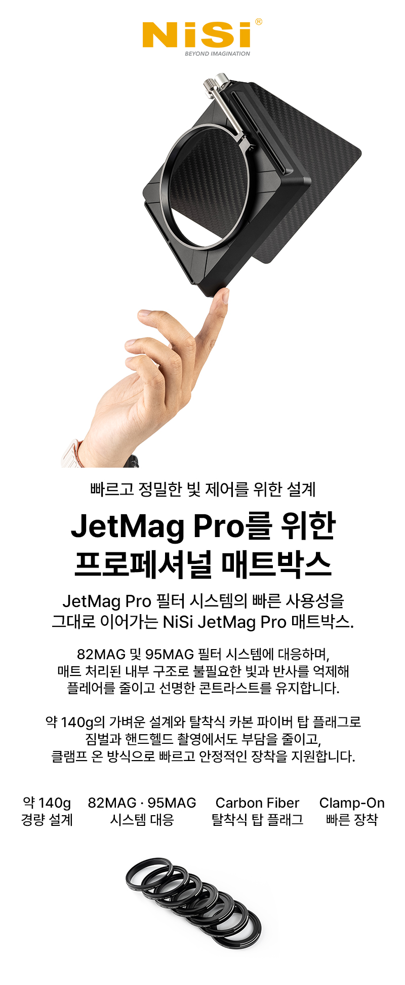 제트맥 매트박스 카본 파이버 탑 플래그 82MAG 95MAG 호환