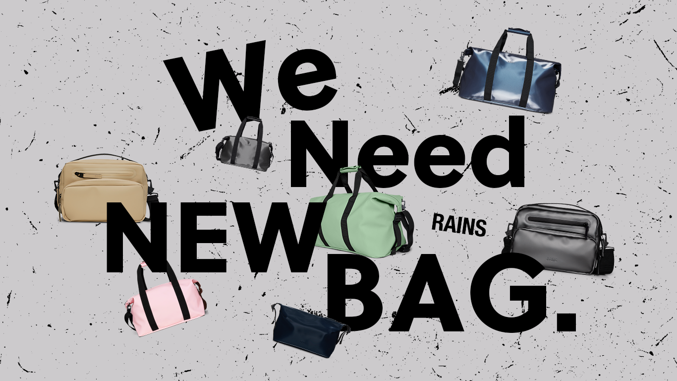 Bags Rains New Collection RAINS 지금은 새 가방이 필요할 때