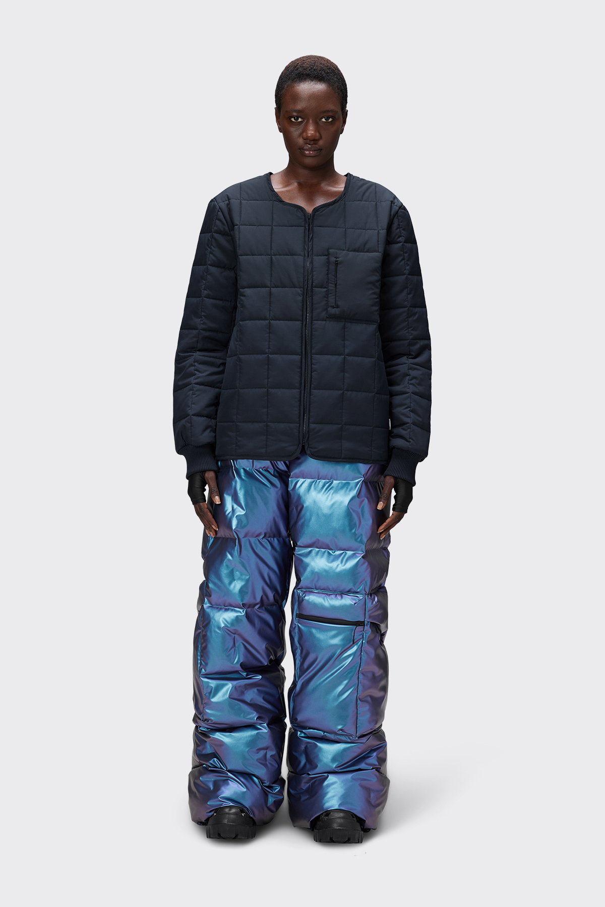 [RAINS] Liner Jacket Navy_RAINS