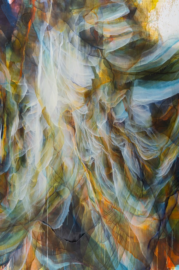 최윤희, <매듭의 자리 #2>, Oil on canvas, 300 x 220 cm, 2026