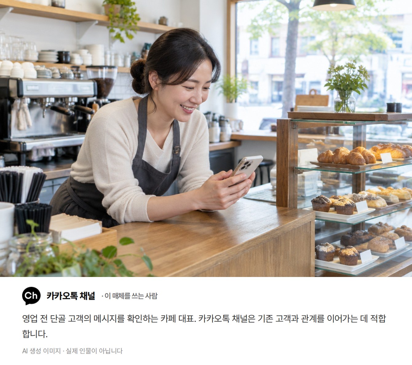 카카오톡 채널을 쓰는 사람