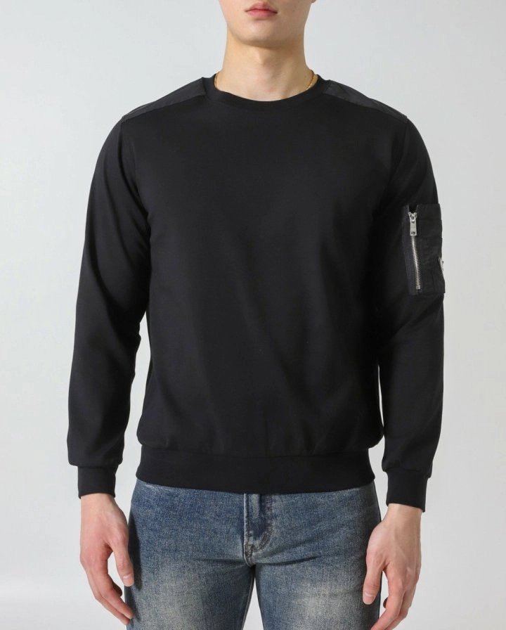 프라다 리나일론 개버딘 맨투맨