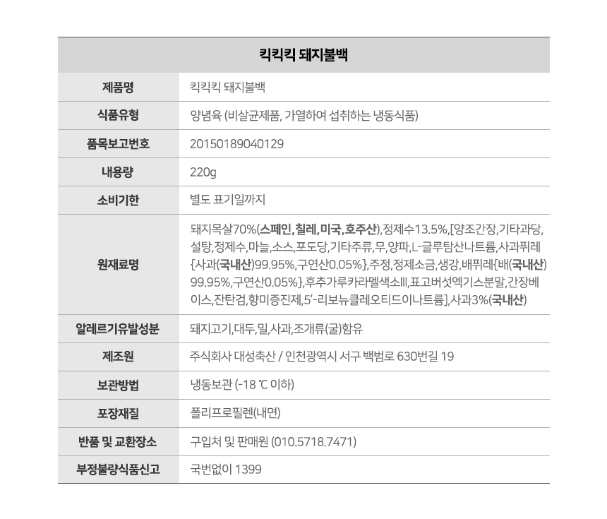 상품정보고시 1