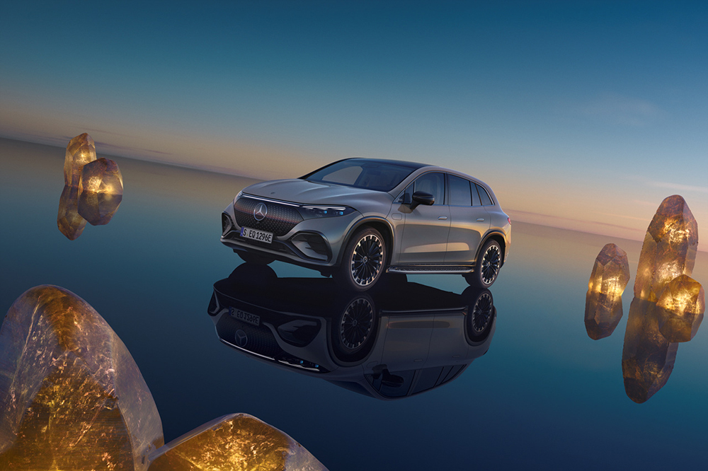 [체인매트] 벤츠 EQS SUV 고무매트 자동차 차량용 바닥 카매트