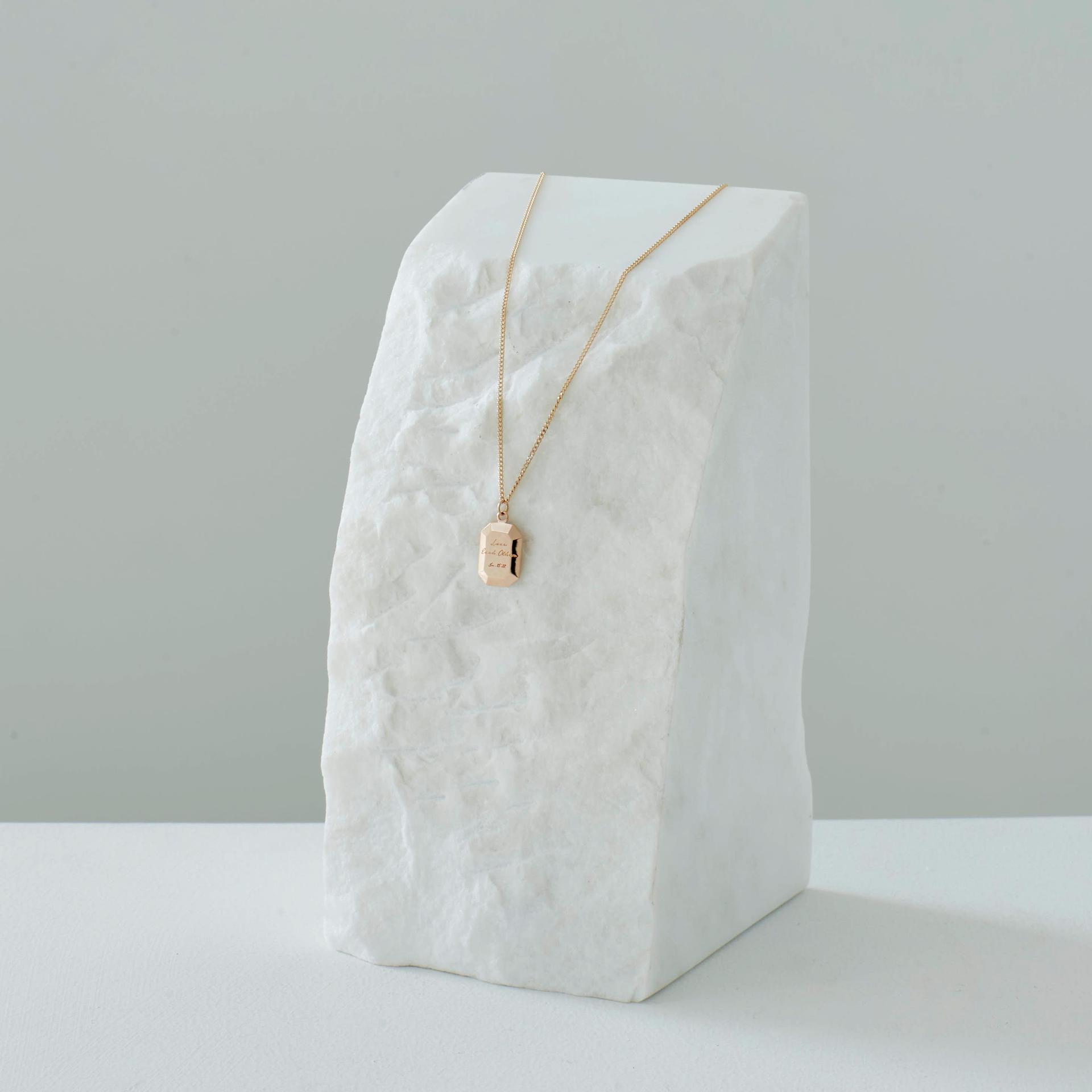 Hexagon Coin Two-way. Necklace : 노이유니 NOIUNI - 14K / 18K Gold Jewelry