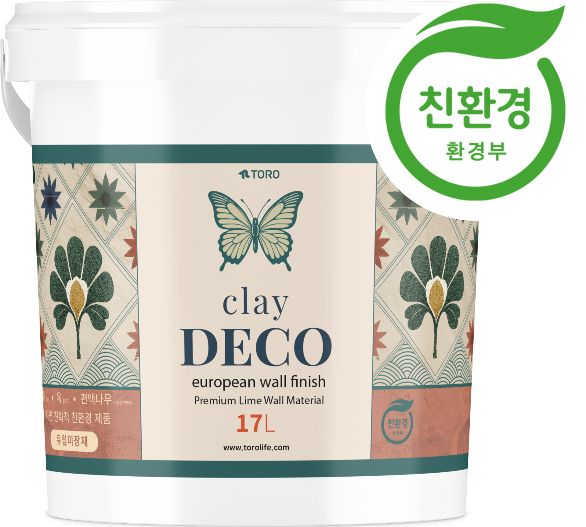 친환경 유럽미장재 클레이데코, 토로 유럽미장재, 친환경미장재, 벽면인테리어, 유럽미장