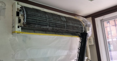 마포 식당 벽걸이 에어컨 6대 완전분해청소