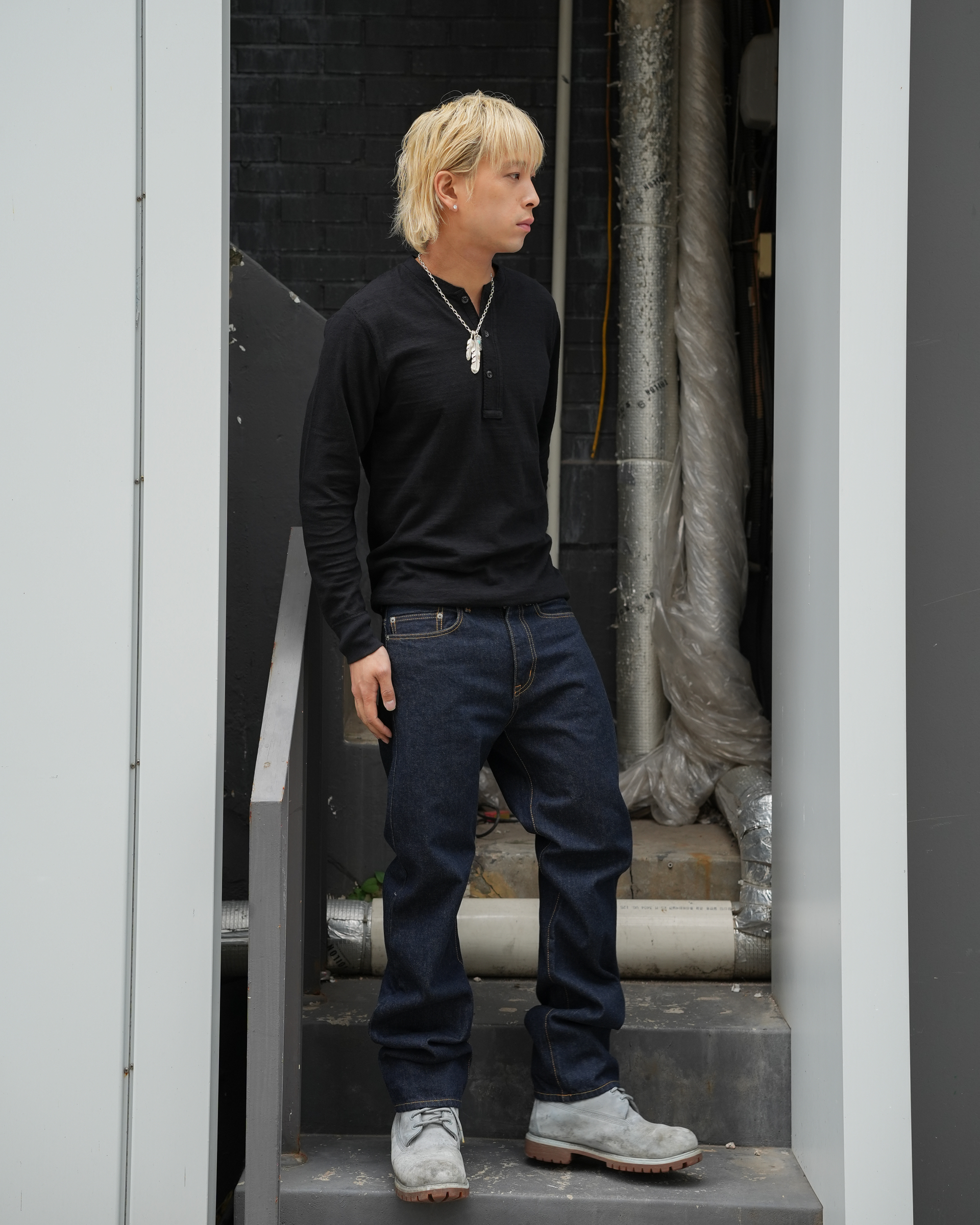 [ 26RD-0807 ] Dark Indigo ​​Denim Pants