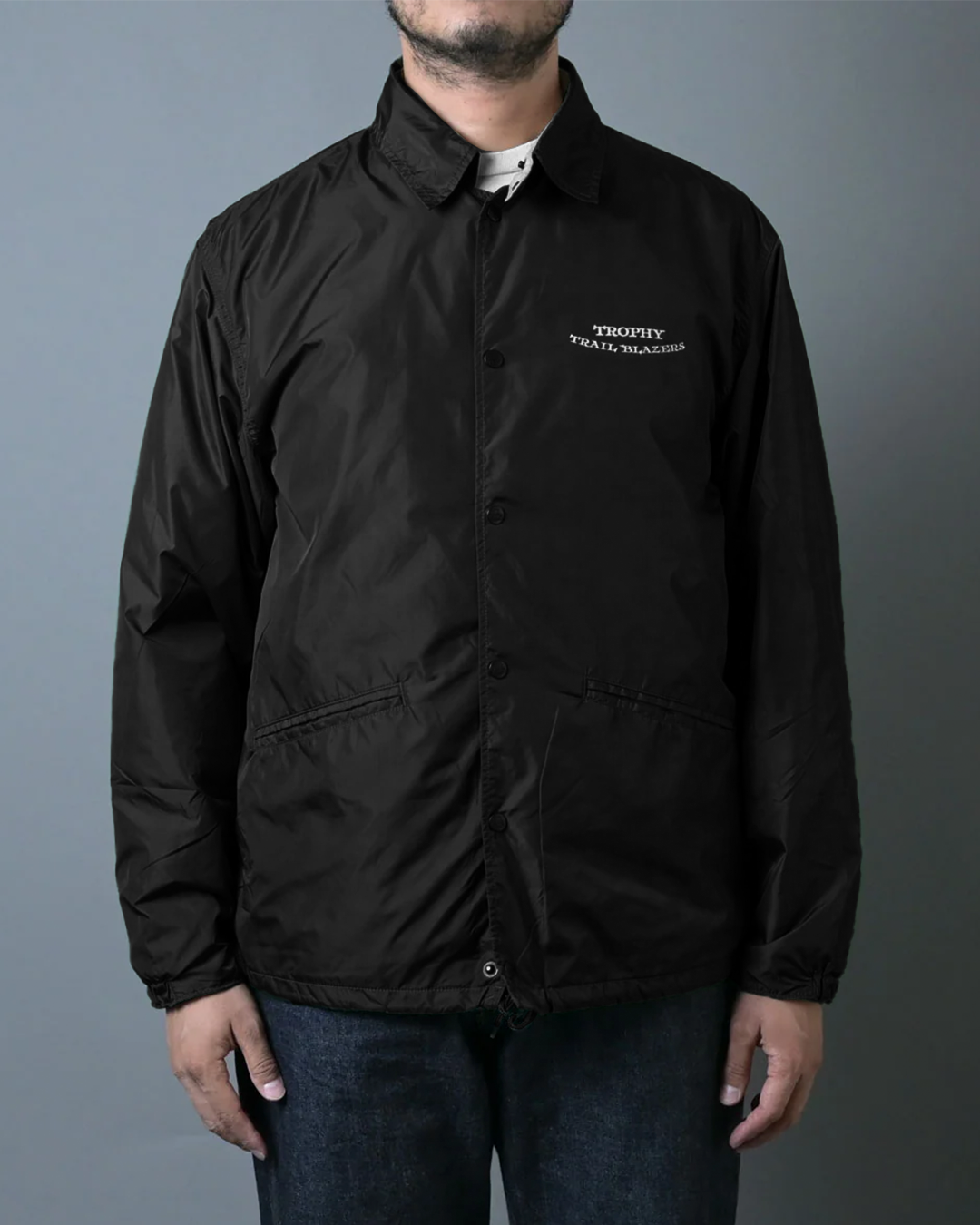 [ TR26AW-502 ] Trail Blazers Warm Up Jacket [Black]
