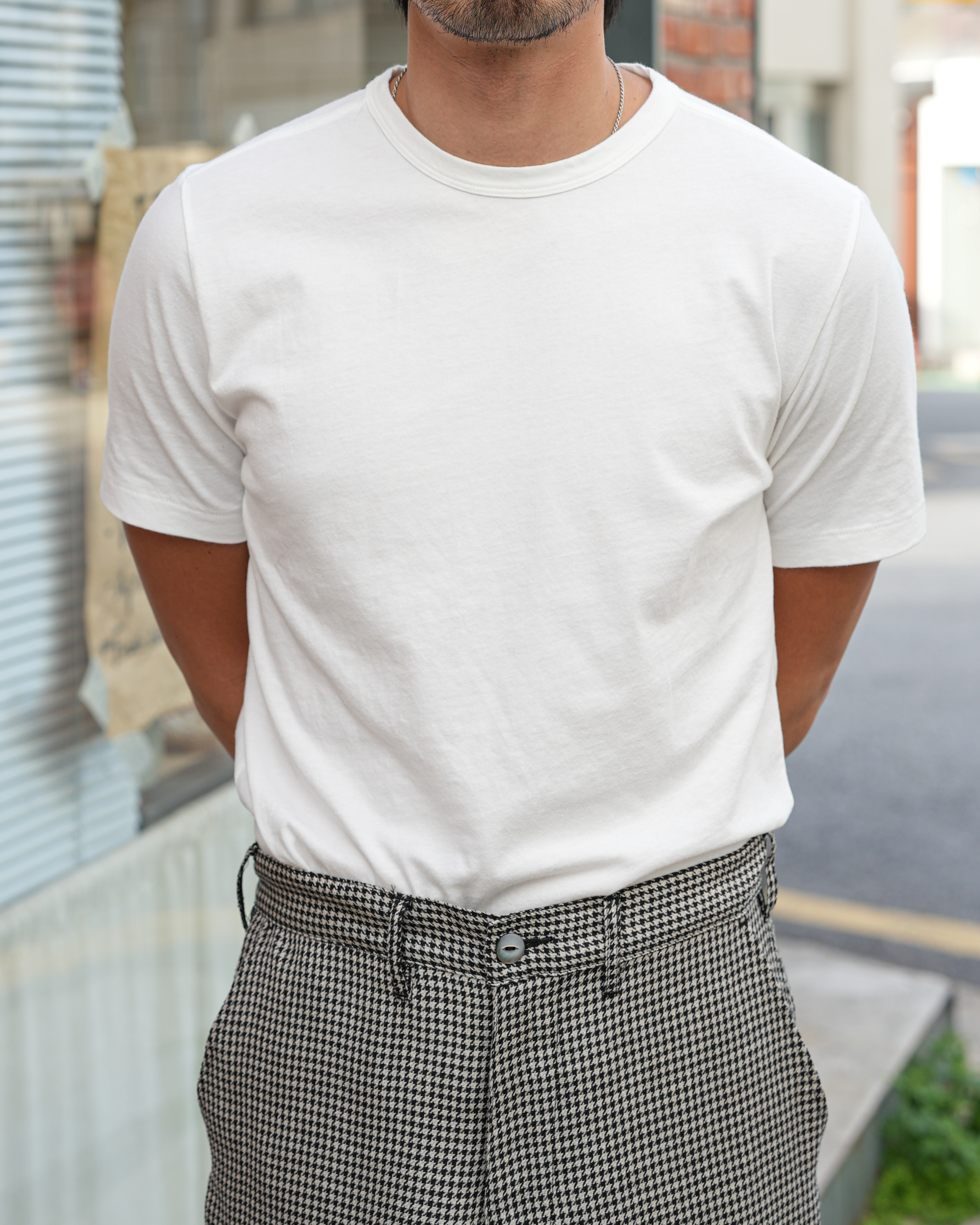 [ PIMATEE01 ] Soft Pima Cotton T-Shirt [White]