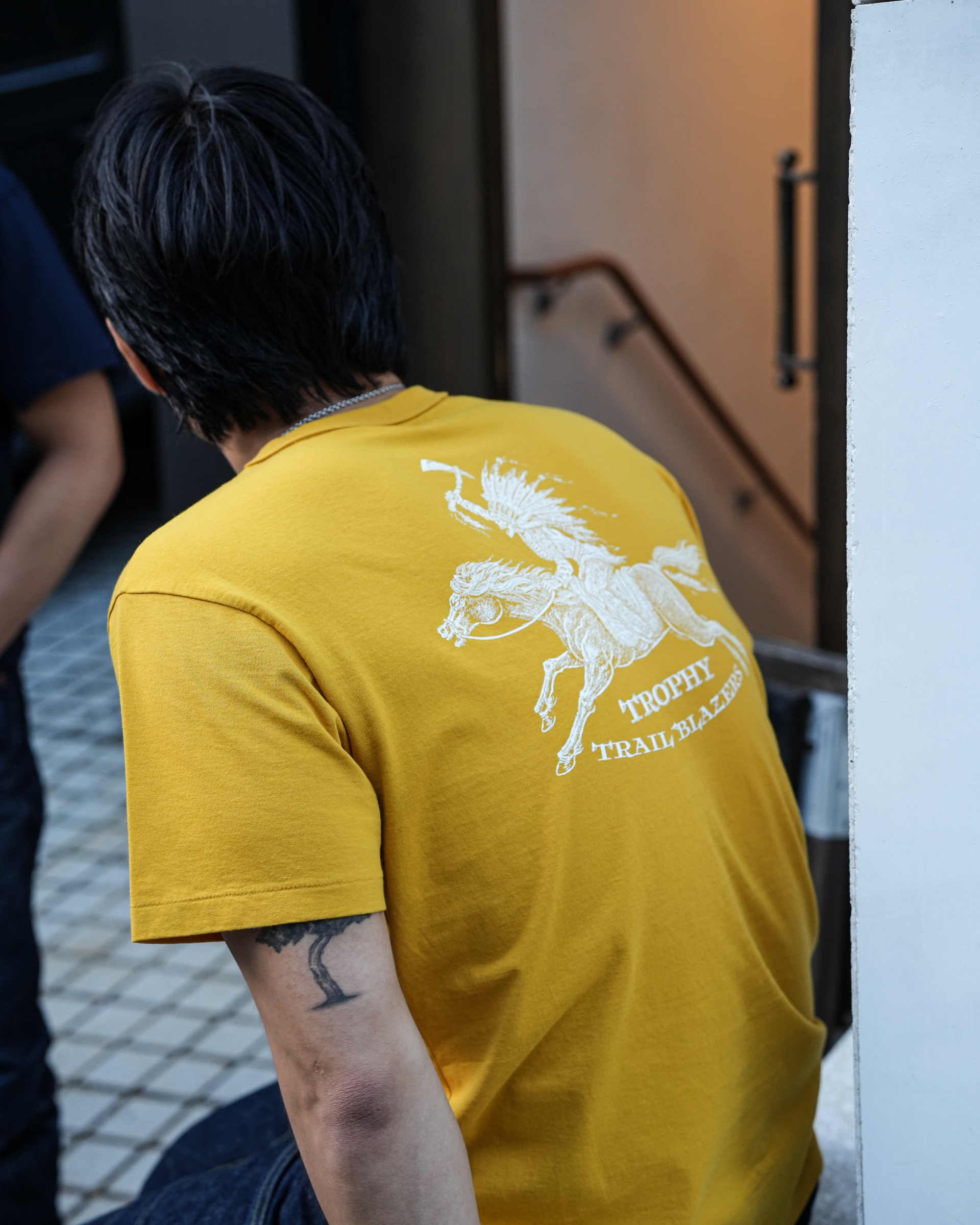 [ TR26SS-213 ] Trail Blazer Open End S/S Tee [Mustard]