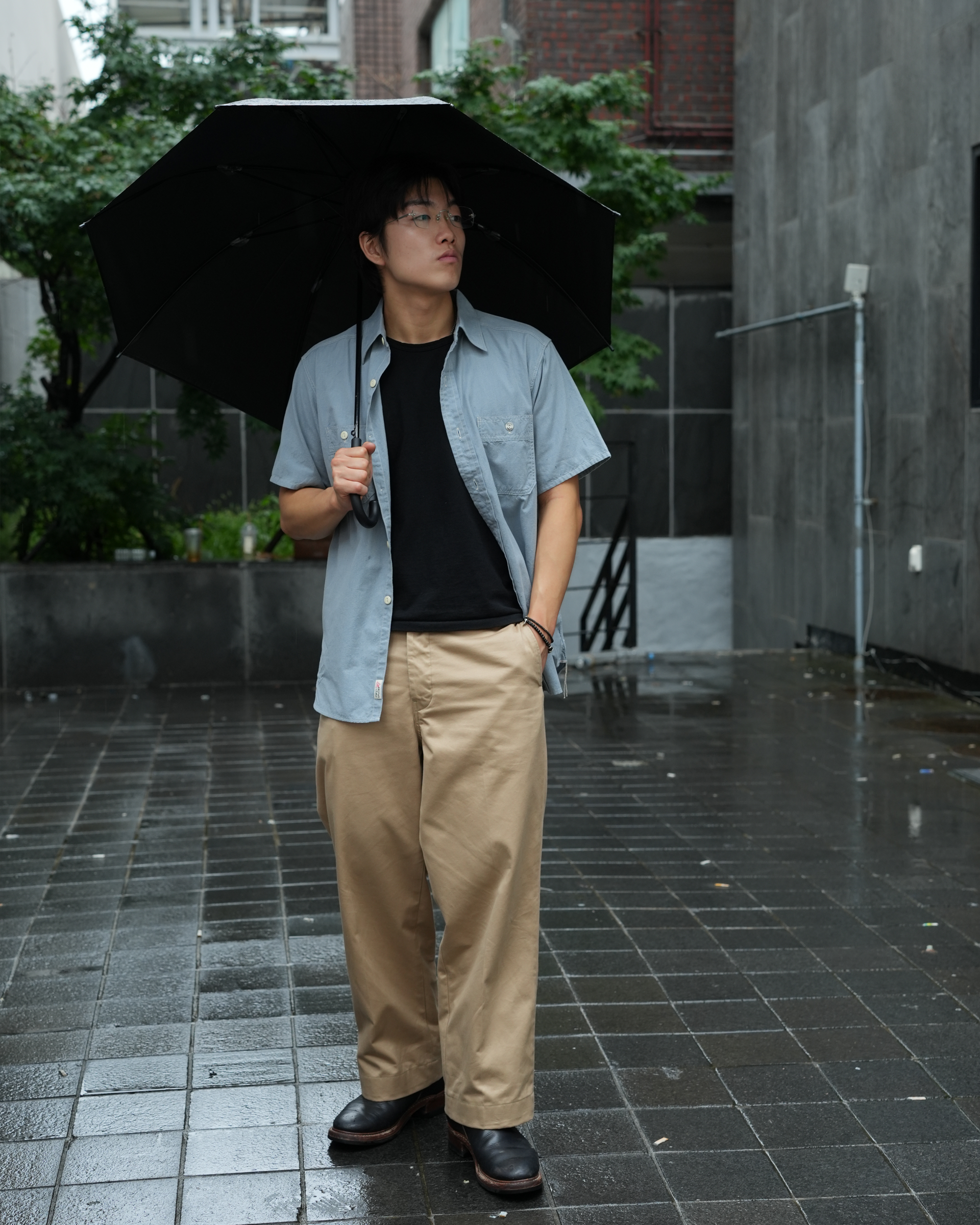 [ TR26SS-407 ] Signal Covert S/S Shirt [Blue]