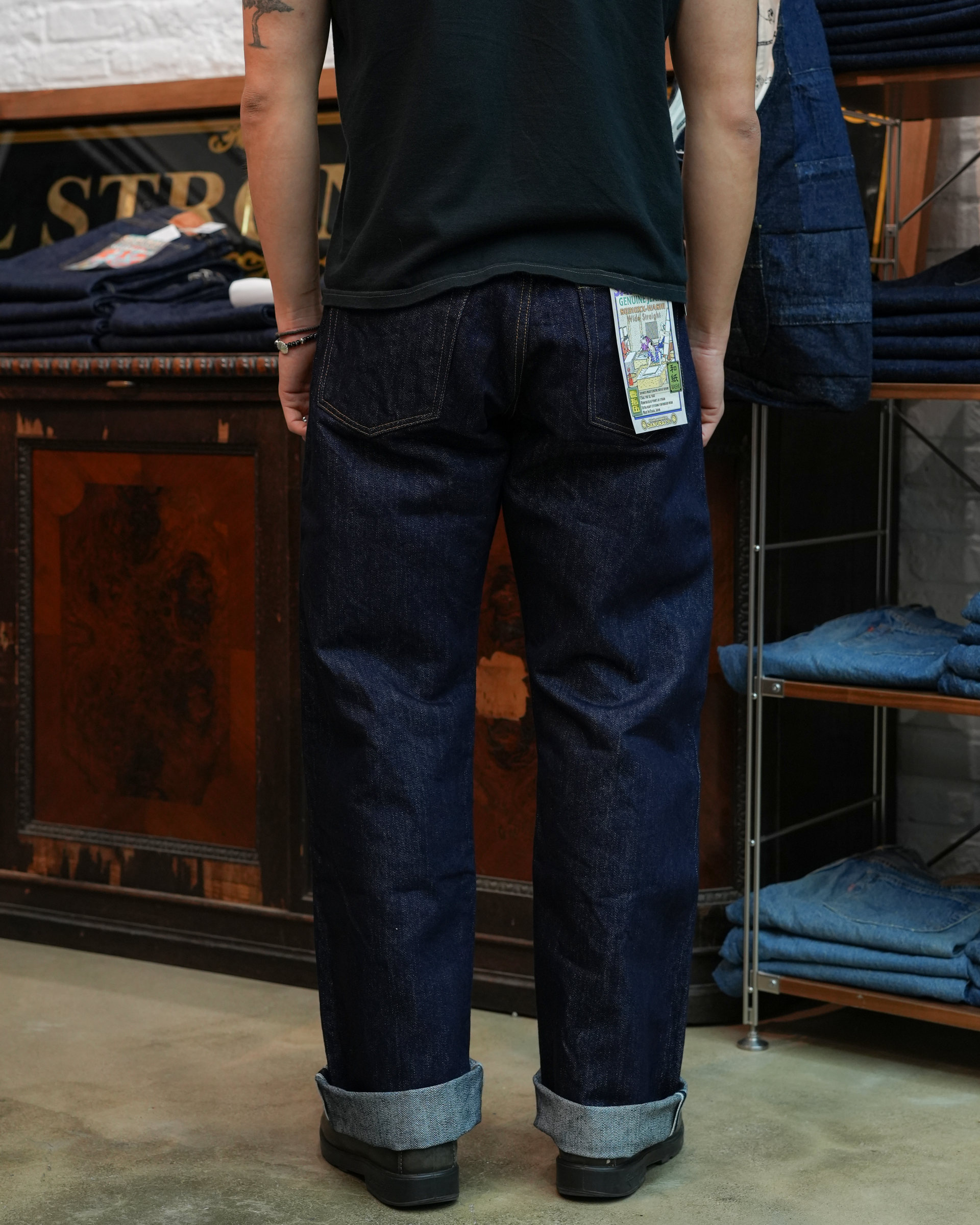 [ S0310XX-WASHI ] 15oz Washi Denim Super Wide