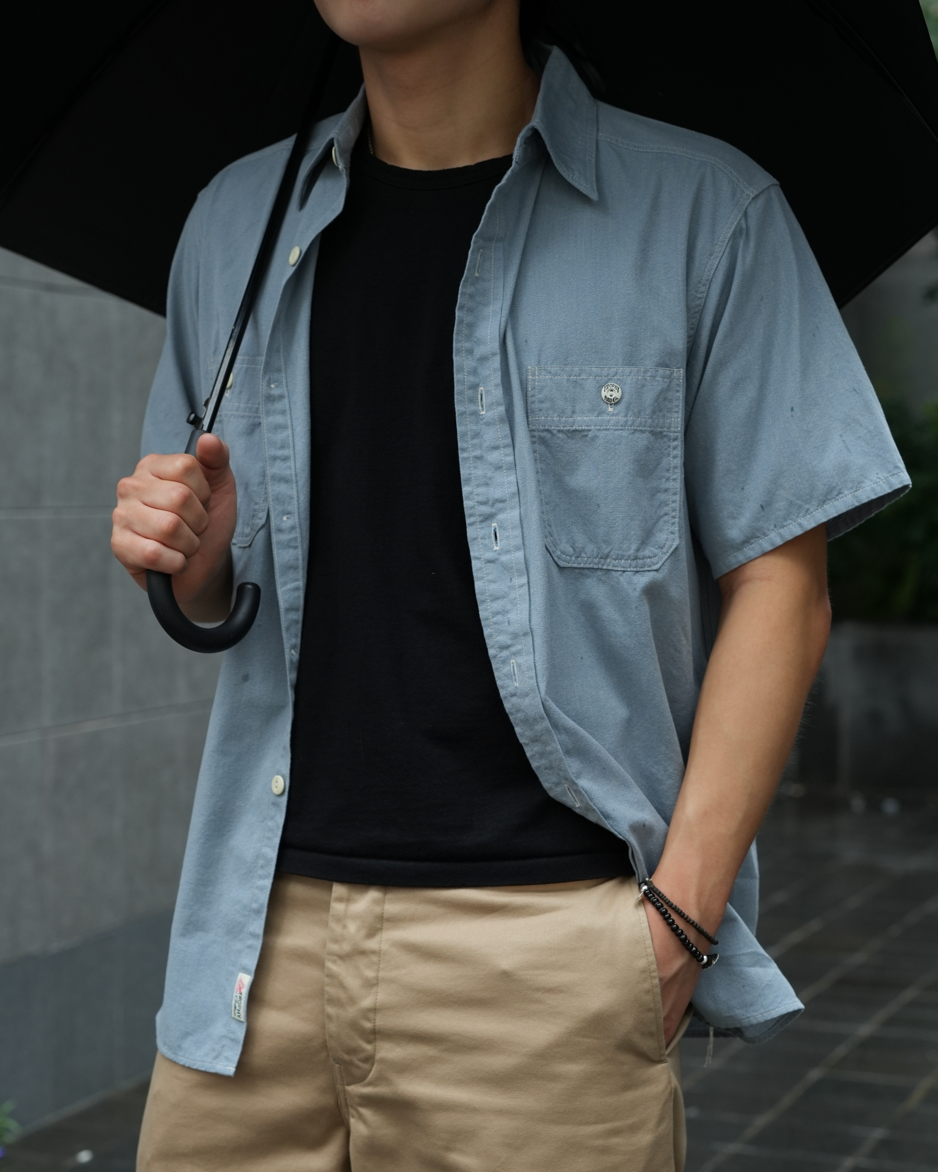 [ TR26SS-407 ] Signal Covert S/S Shirt [Blue]