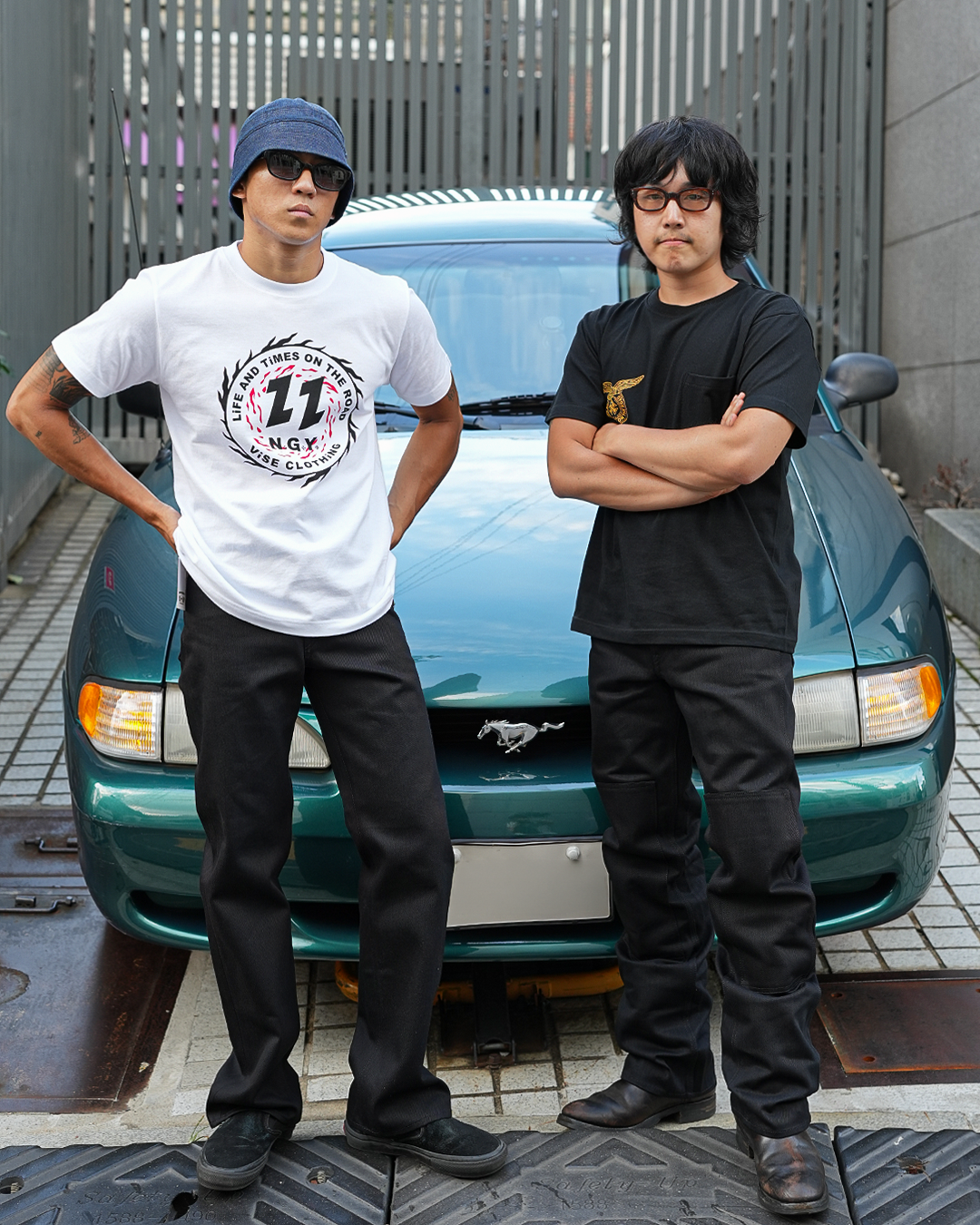 [ RKK-26LA ] 26_LA 5 Pocket Denim Pants [Black]