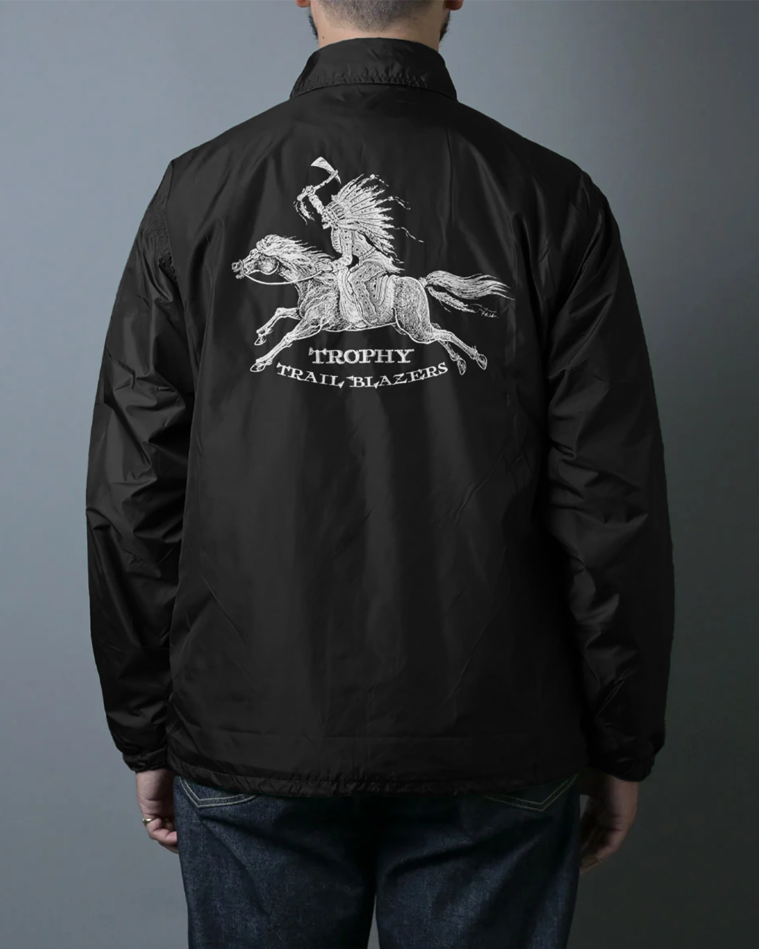 [ TR26AW-502 ] Trail Blazers Warm Up Jacket [Black]