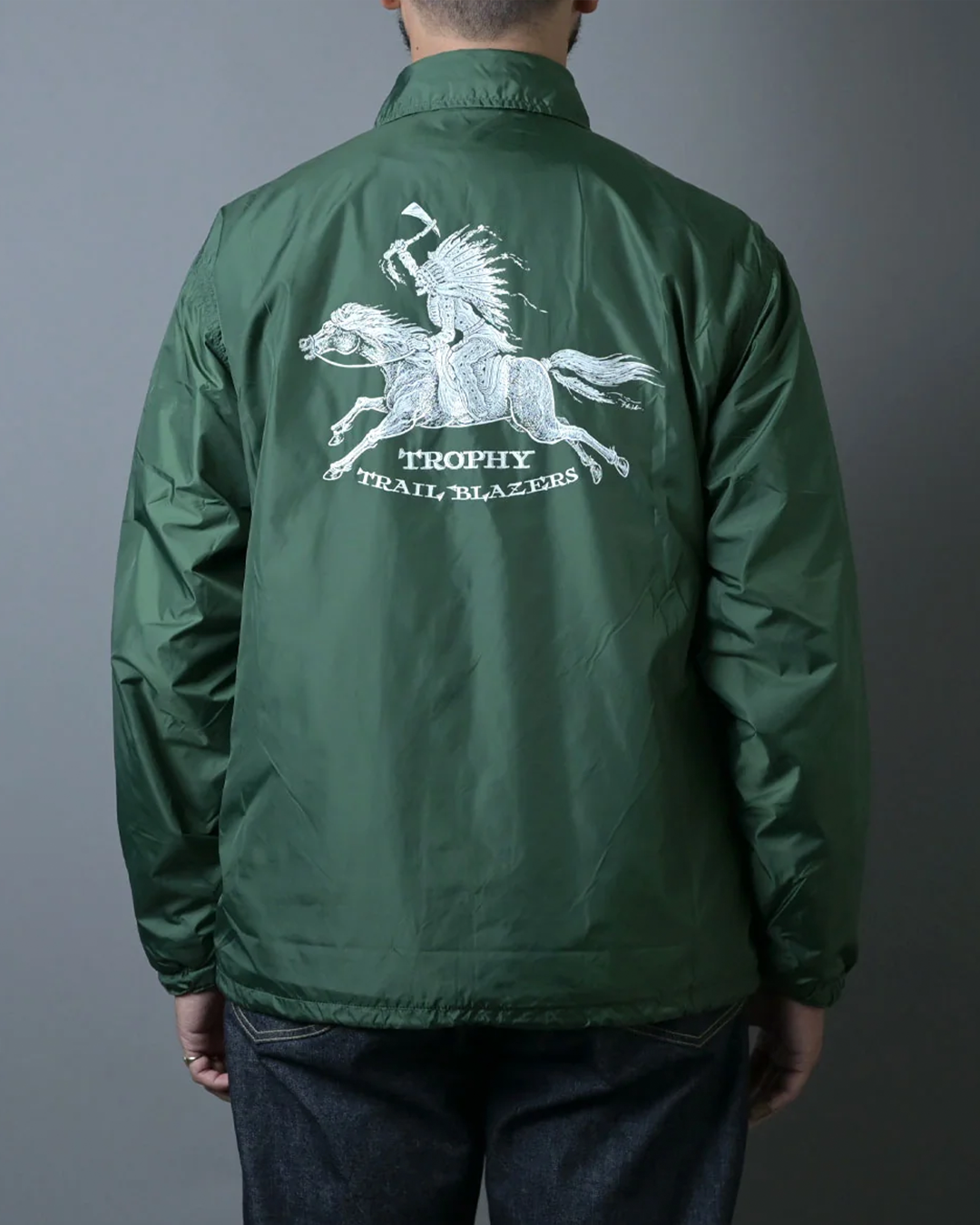 [ TR26AW-502 ] Trail Blazers Warm Up Jacket [Green]