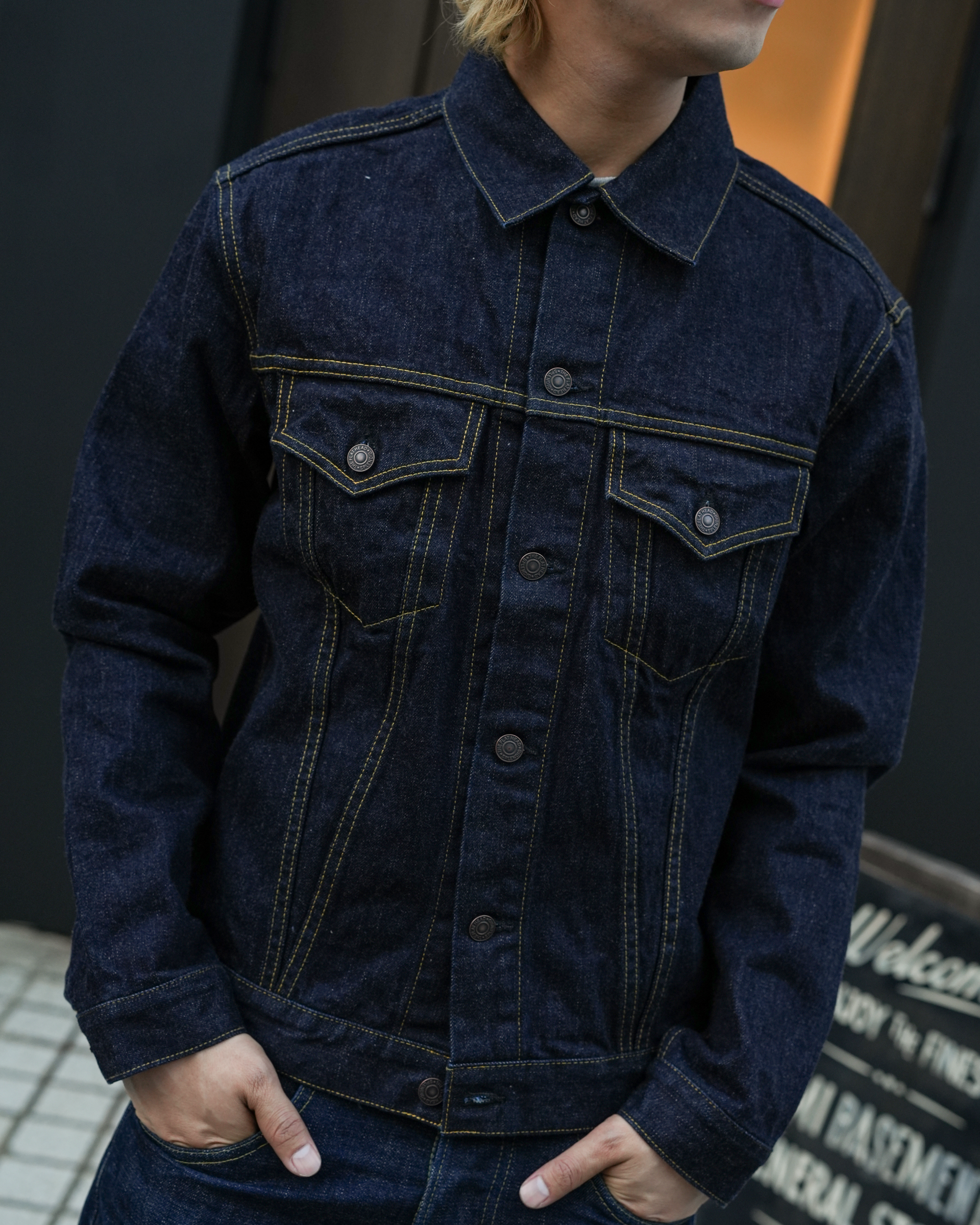 [ FN-OJ-D003 ] 14.5oz Denim Jacket 60s