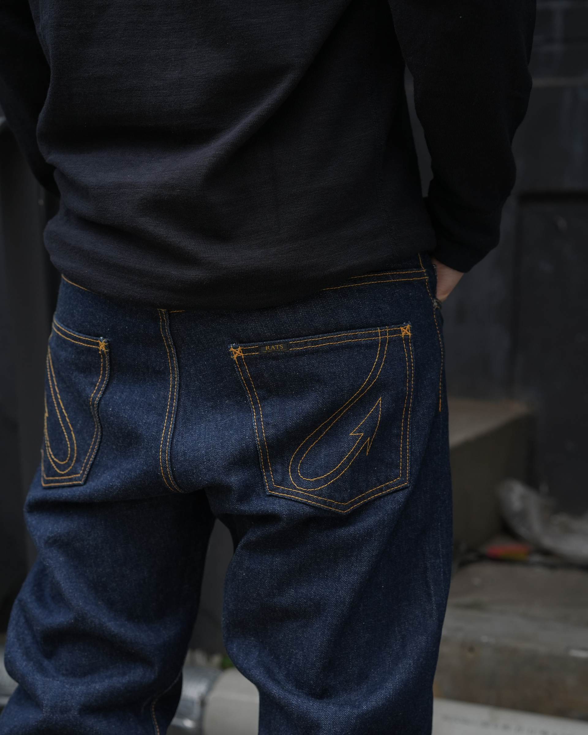 [ 26RD-0807 ] Dark Indigo ​​Denim Pants