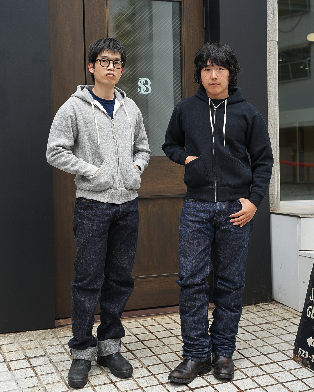 [ FX-01 ] Loopwheel Knit Zip Hoodie [Gray]