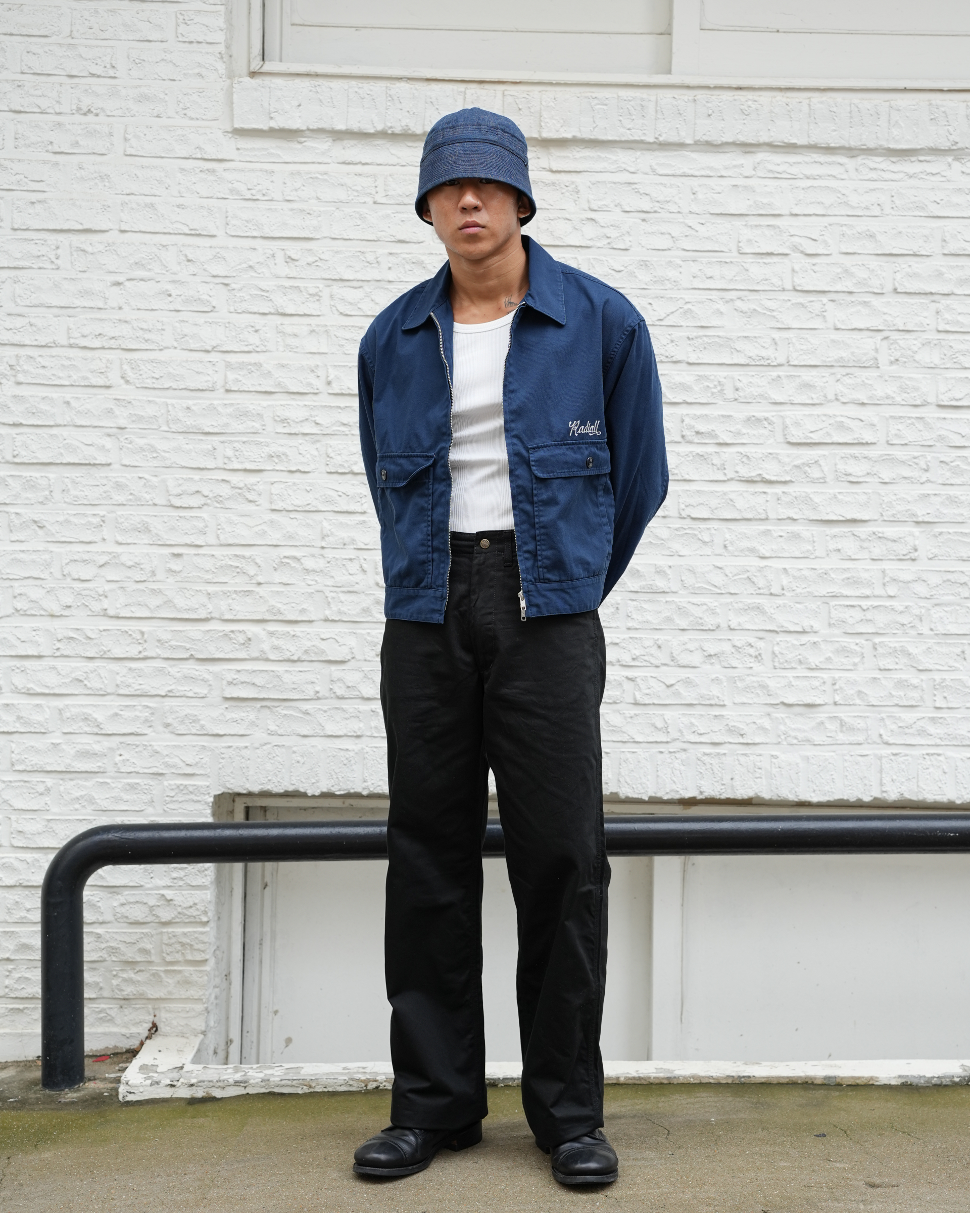 Motive Zip Up Jacket [Navy]