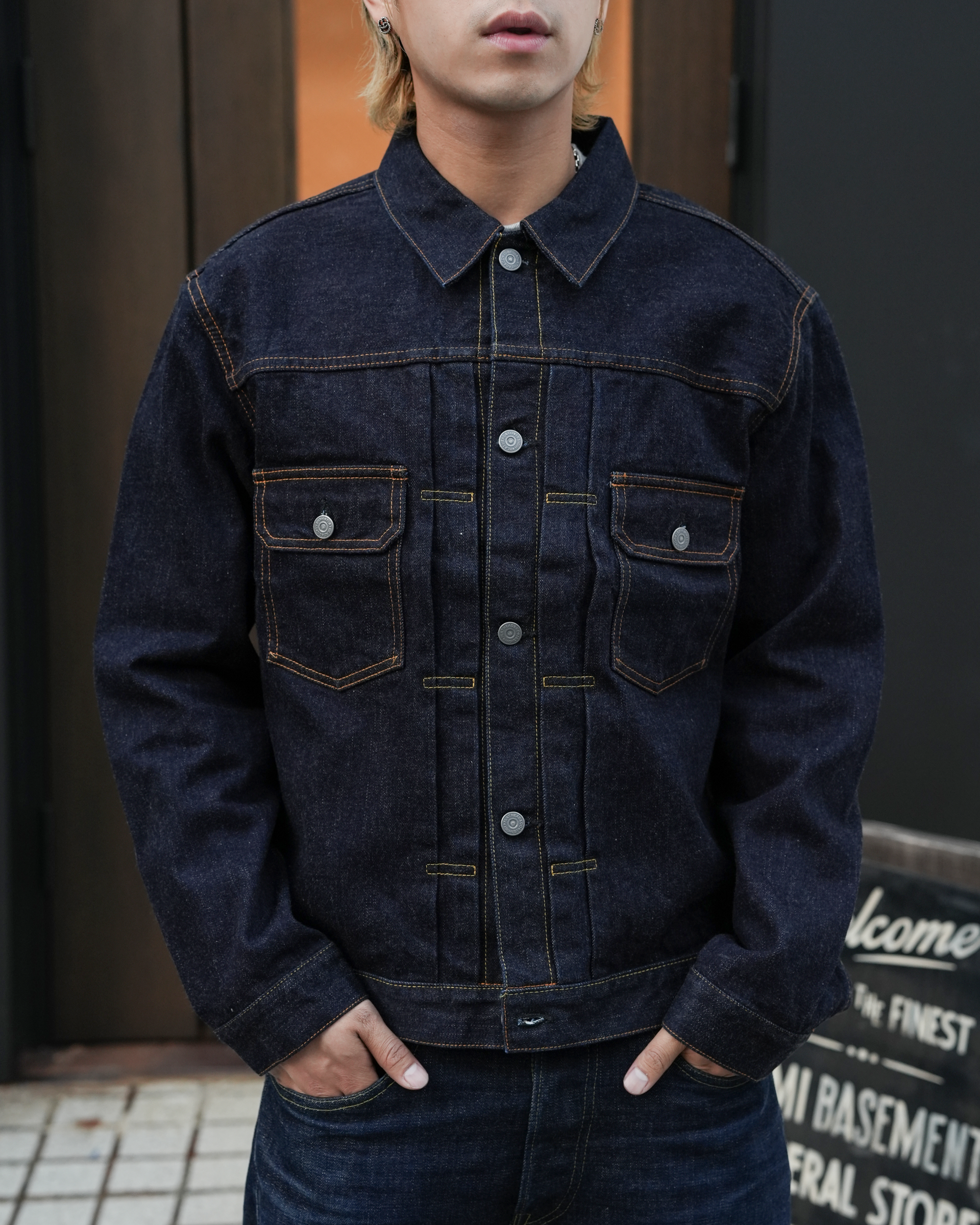 [ FN-OJ-D002 ] 14.5oz Denim Jacket 50s