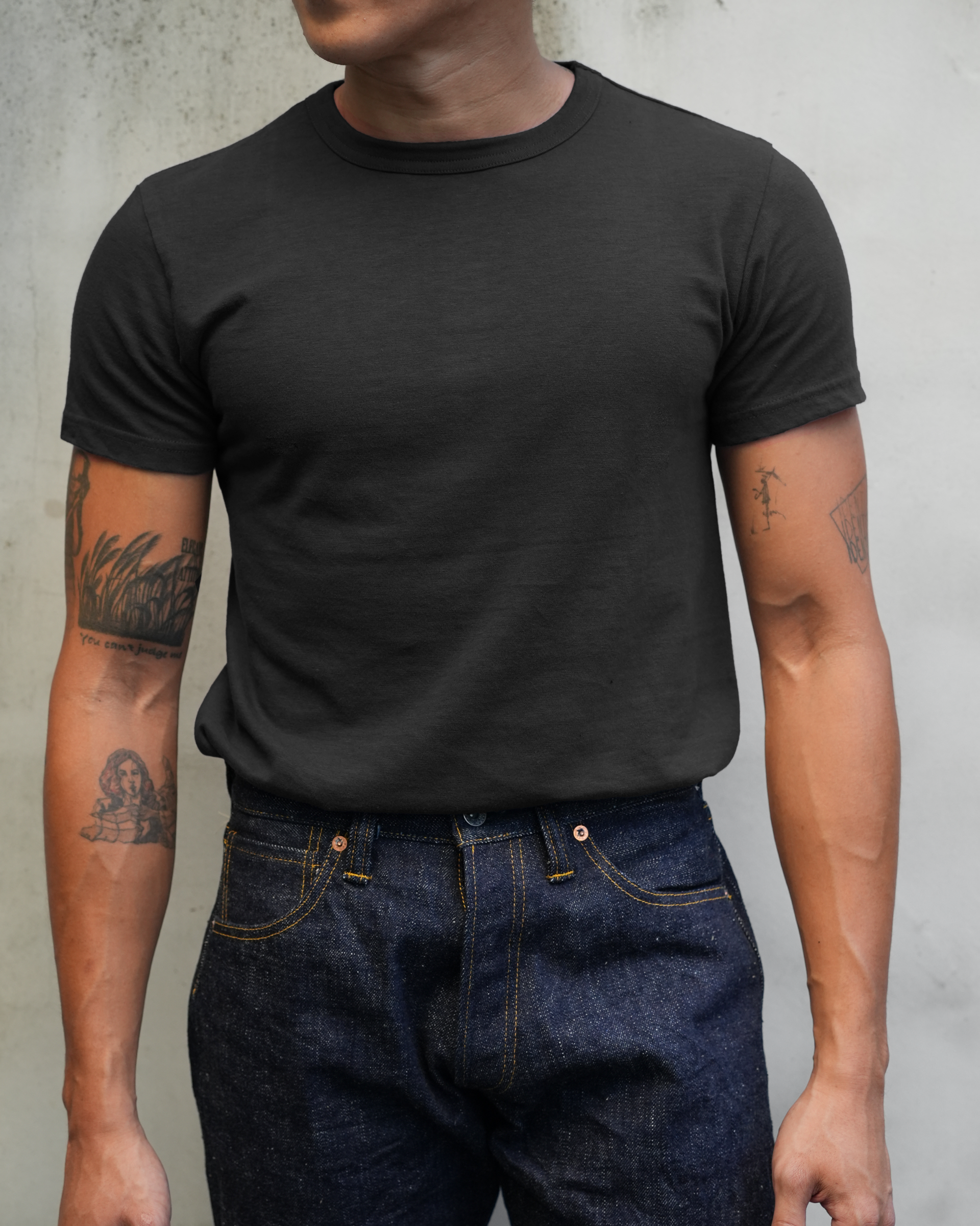 [ 2PST-01 ] 신형 2-Pack T-Shirt [Black]