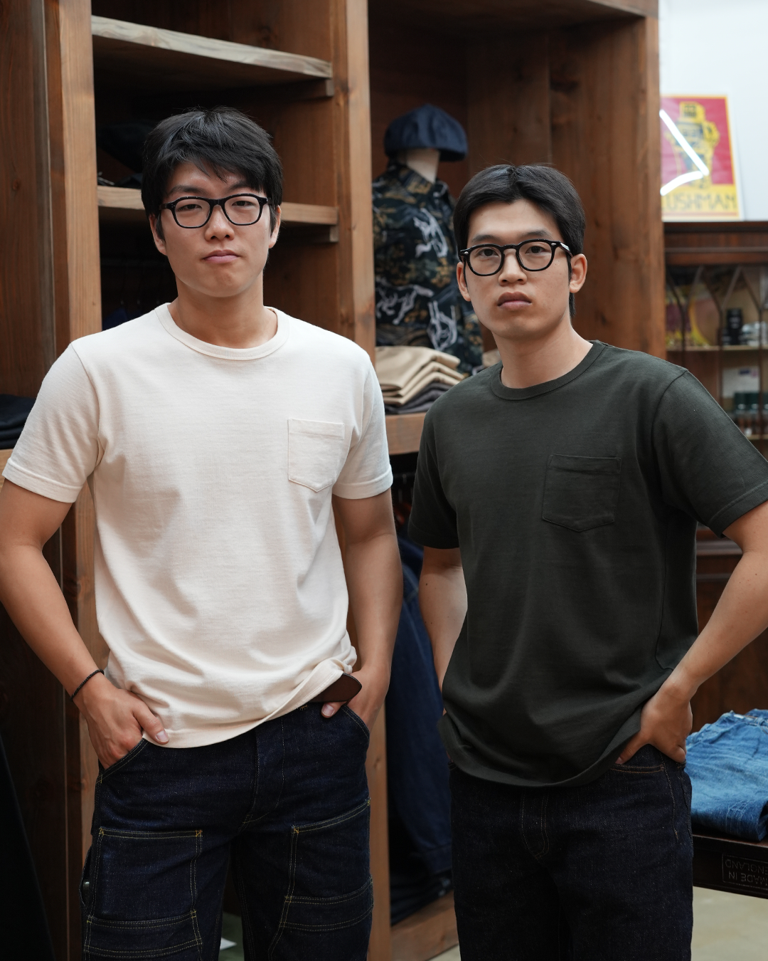 [ Te-05 ] OD Pocket Tee [Natural]