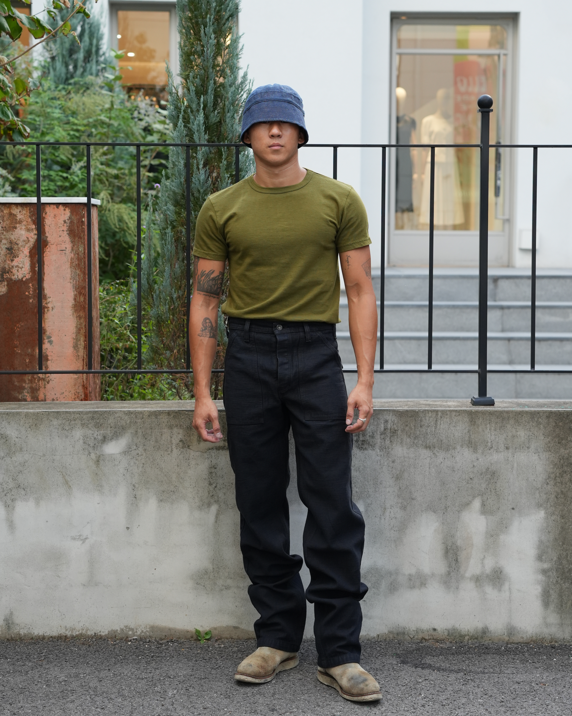 [ 2PST-01 ] 신형 2-Pack T-Shirt [Olive]