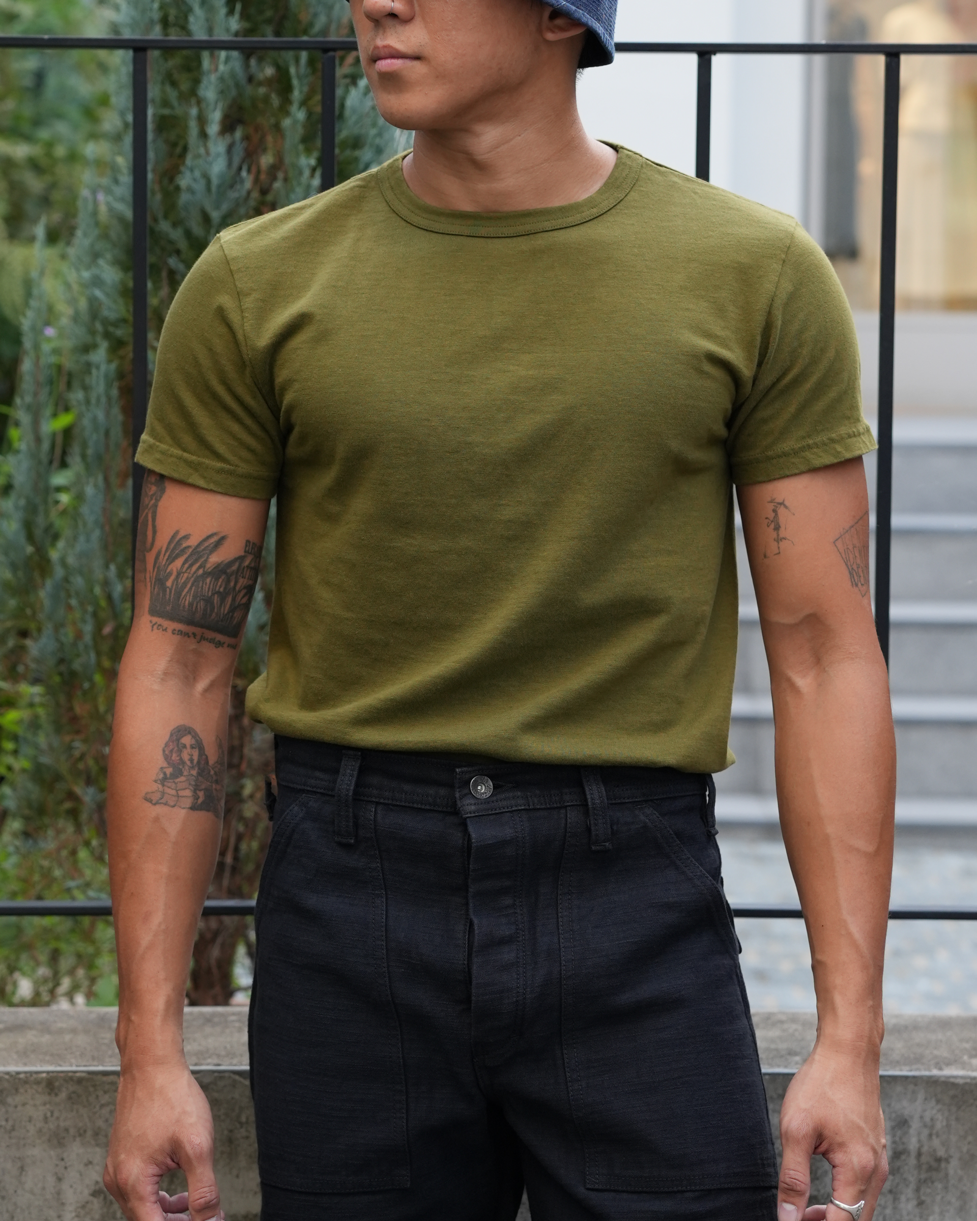 [ 2PST-01 ] 신형 2-Pack T-Shirt [Olive]