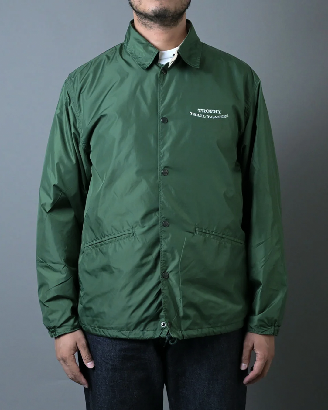 [ TR26AW-502 ] Trail Blazers Warm Up Jacket [Green]