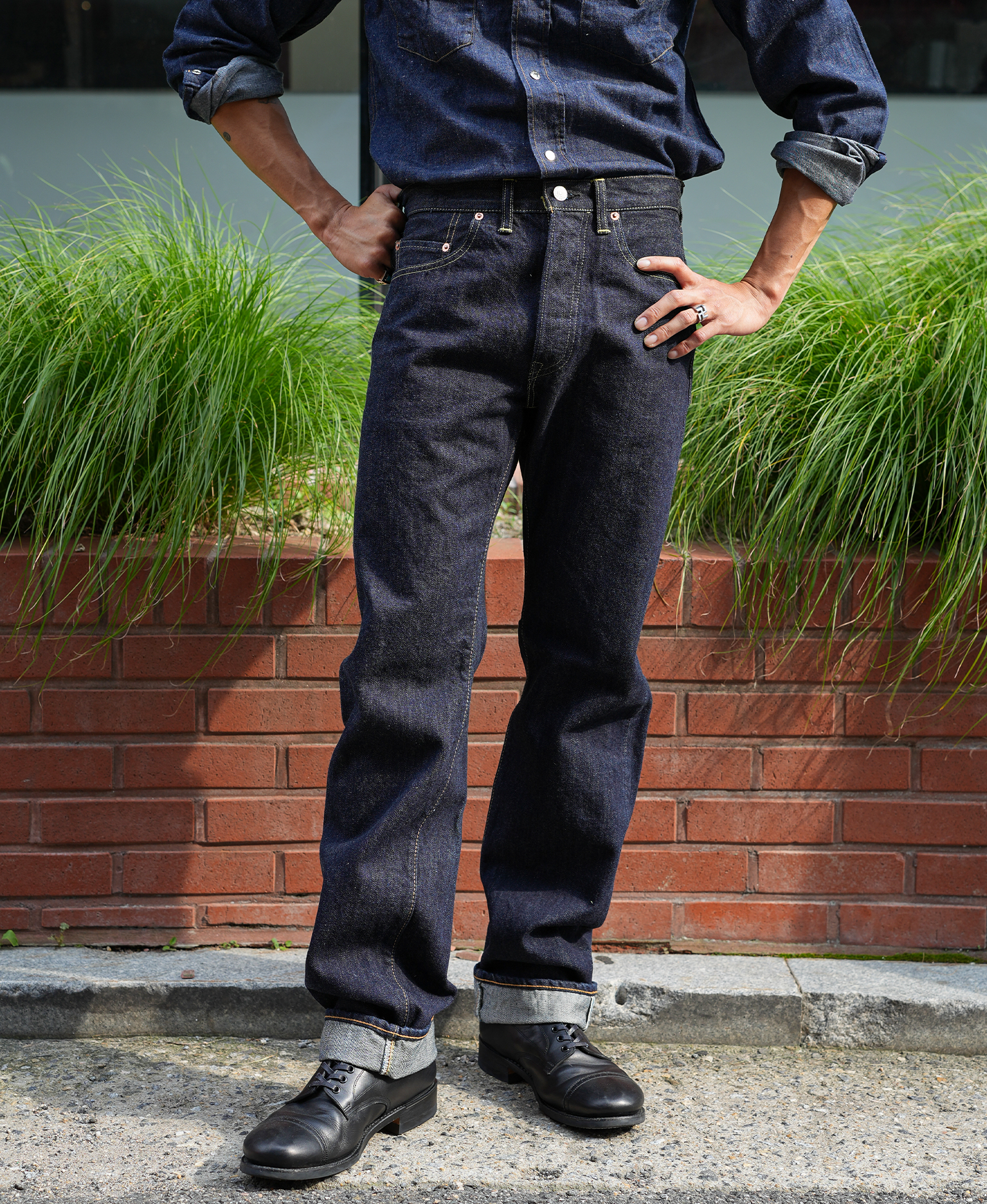[ JP94301E ] Age of Longing Black Tag 301EXX Denim