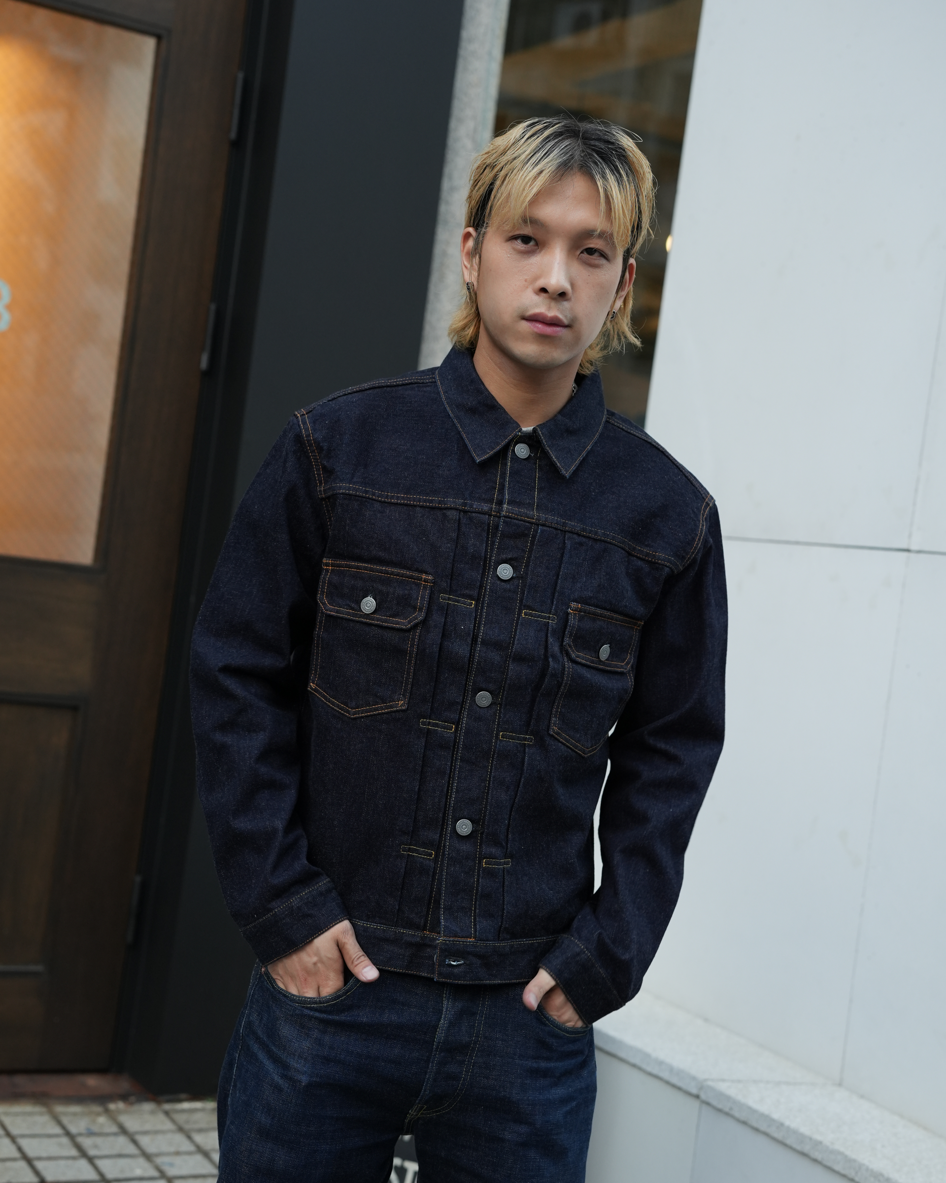 [ FN-OJ-D002 ] 14.5oz Denim Jacket 50s