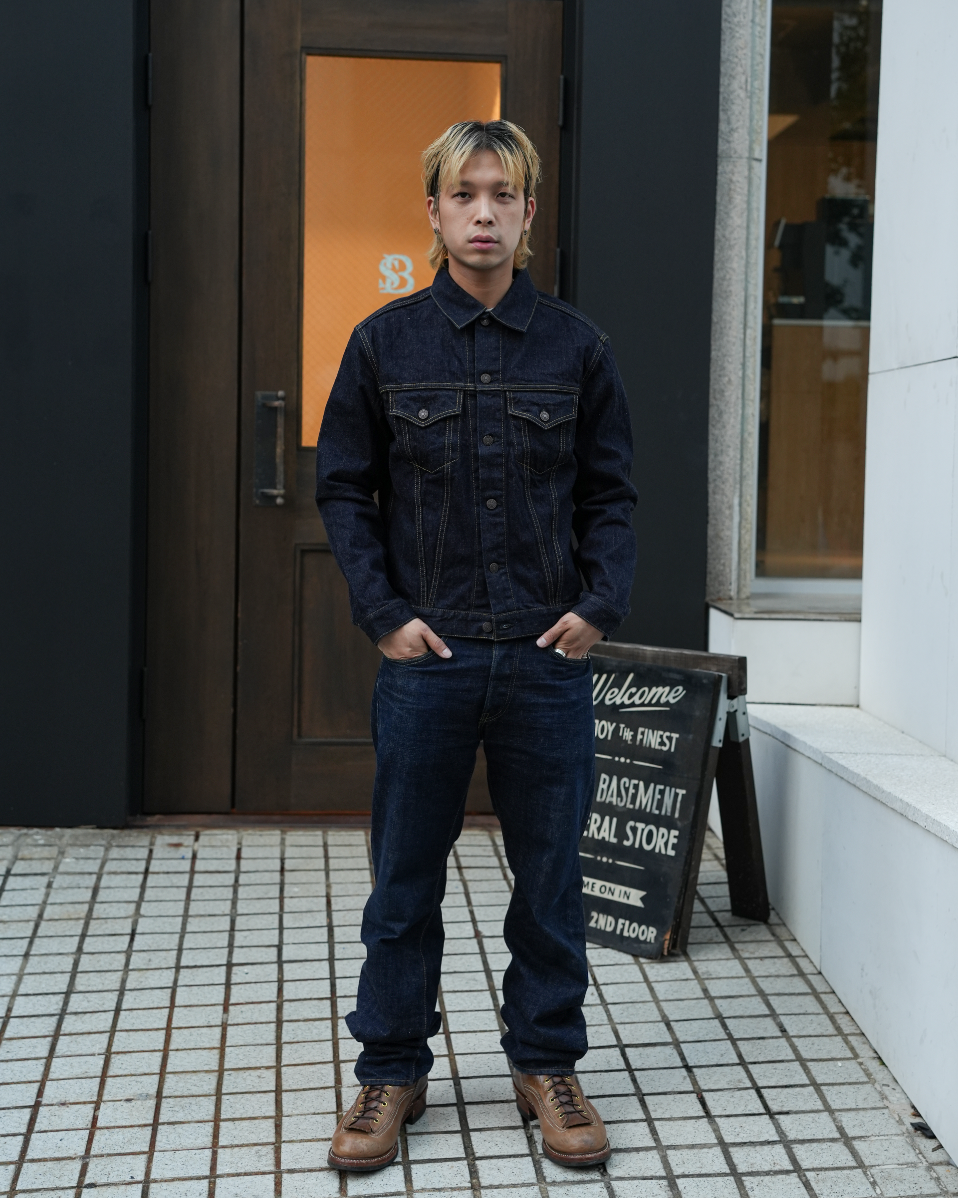 [ FN-OJ-D003 ] 14.5oz Denim Jacket 60s