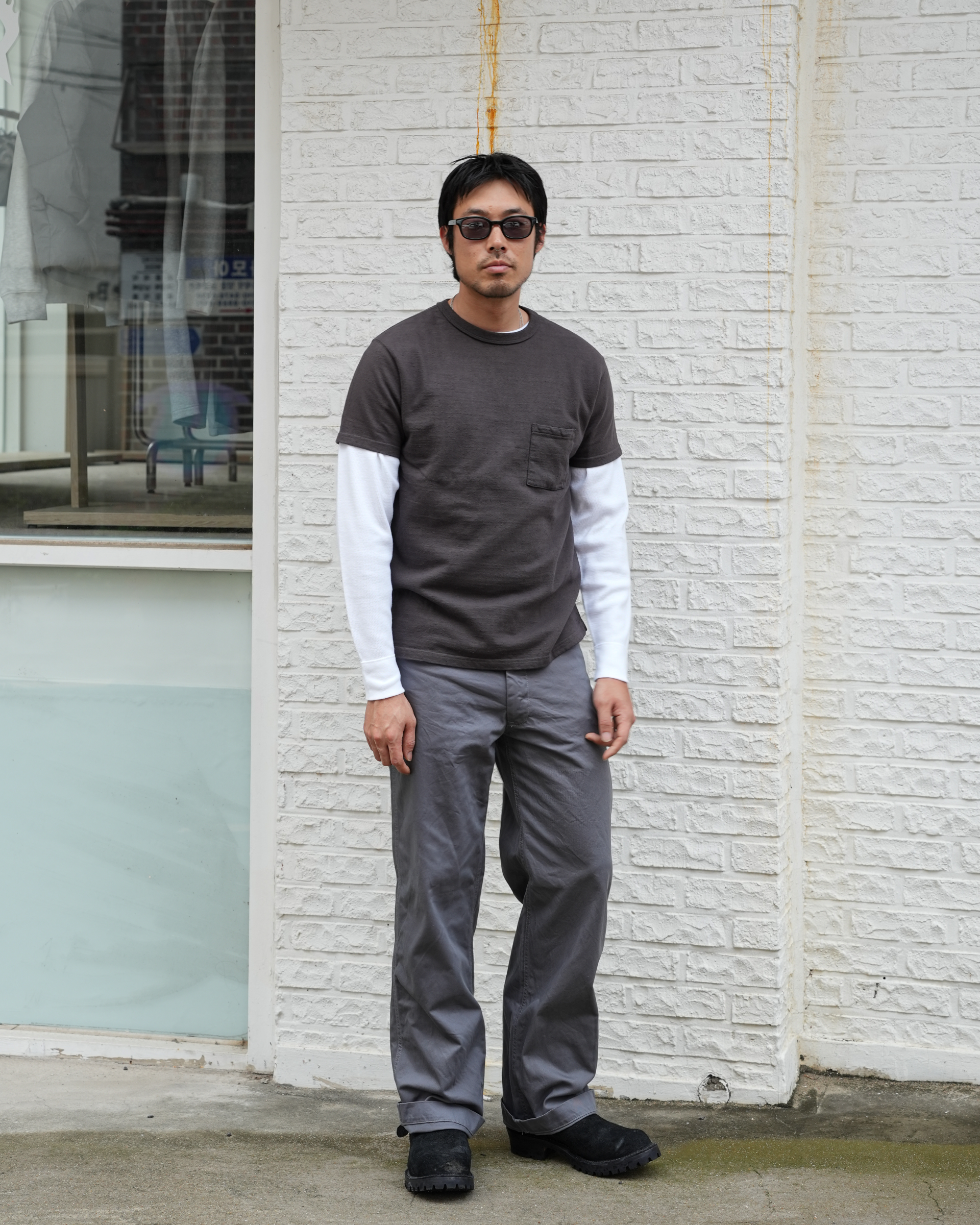[ 25RTC-0902 ] Honeycomb Thermal L/S Tee [White]