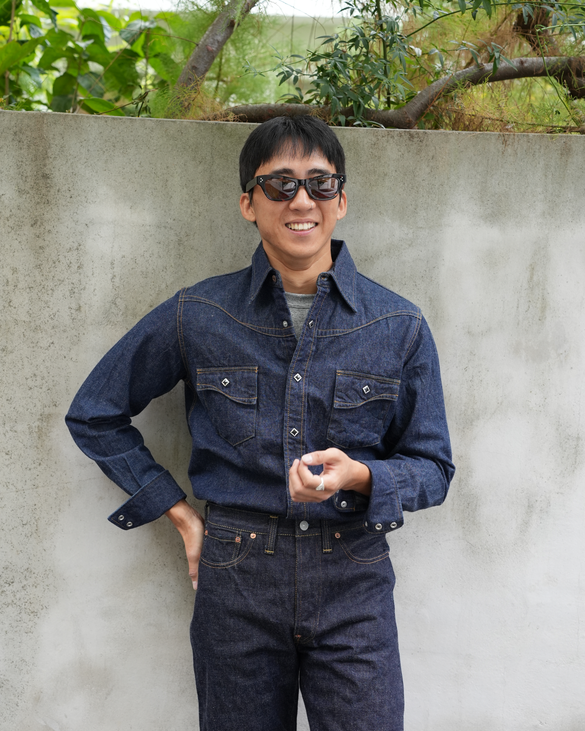 [ SWD-L02 ] Denim Western Shirt