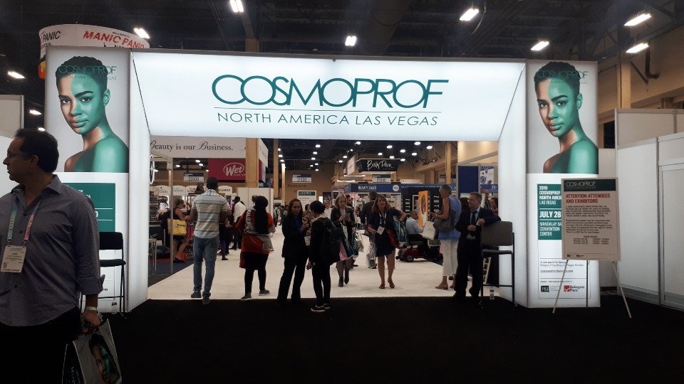 Exhibition hall of COSMOPROF 2019