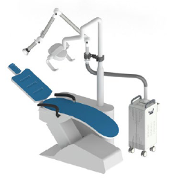 Free-500 chair-fixed dental extraoral suction