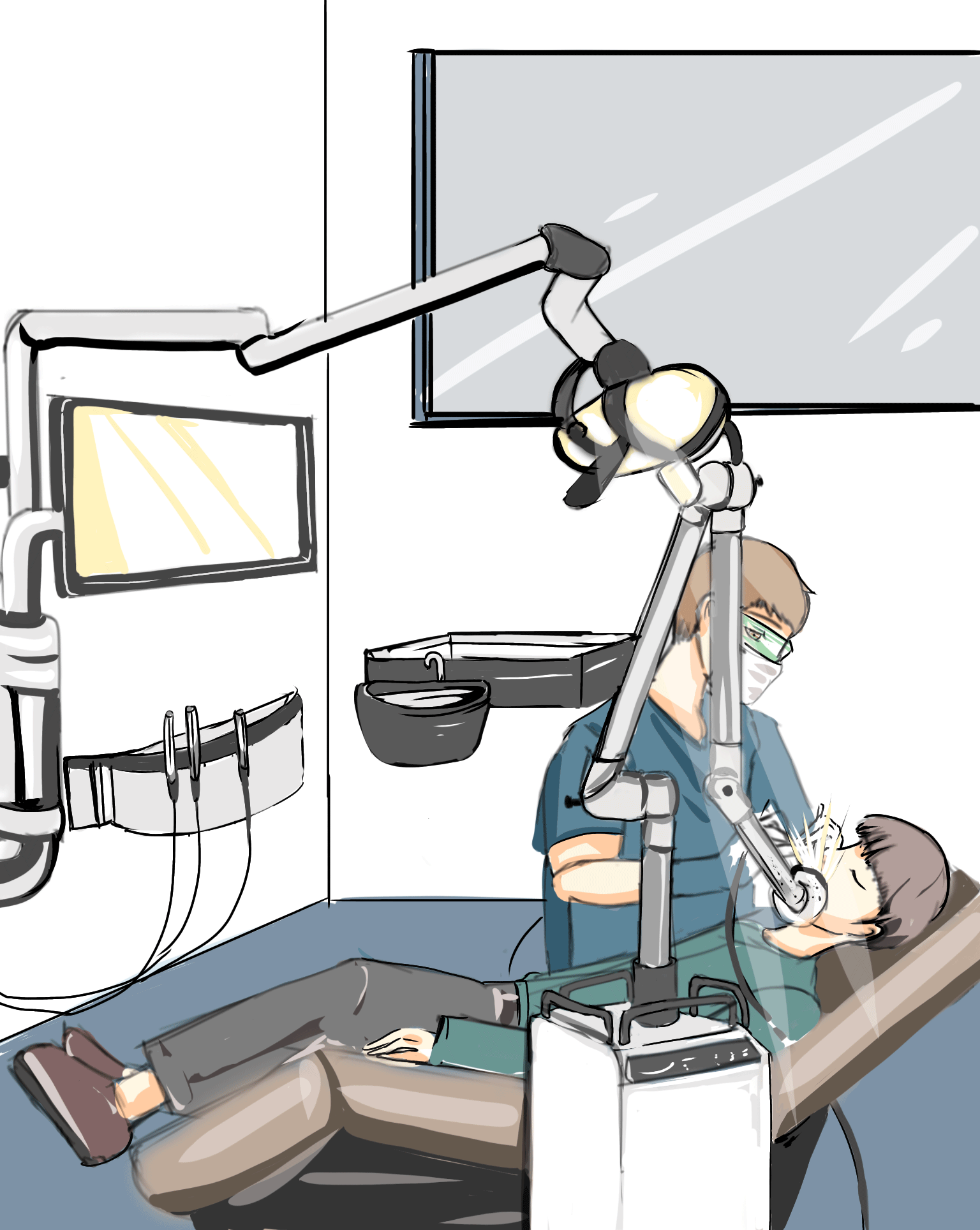 Dental Aerosol Suction Machine