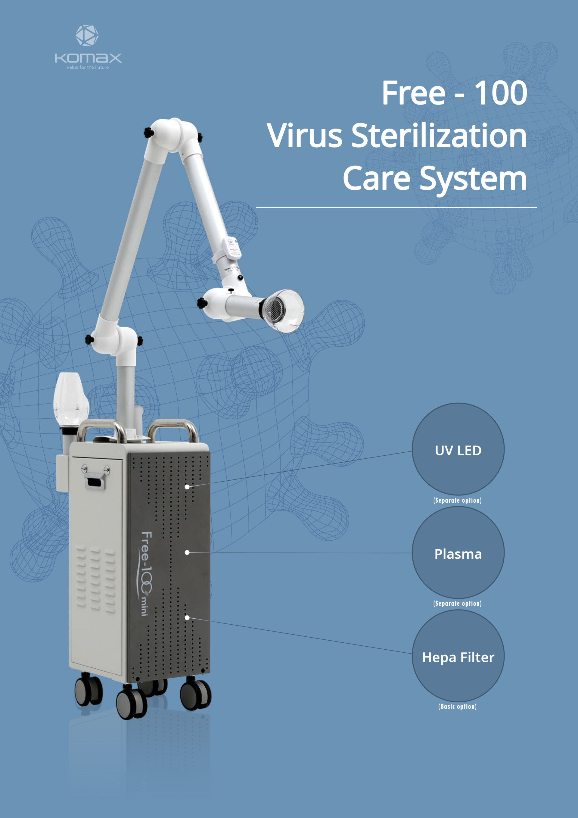 Medical Aerosol Suction System Machine UV Extraoral Suction Unit