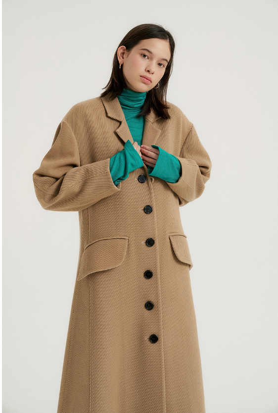 ≪超目玉★12月≫ Overdue 新品 flair バター色 コート オーバーデューフレアー ジャケット・アウター