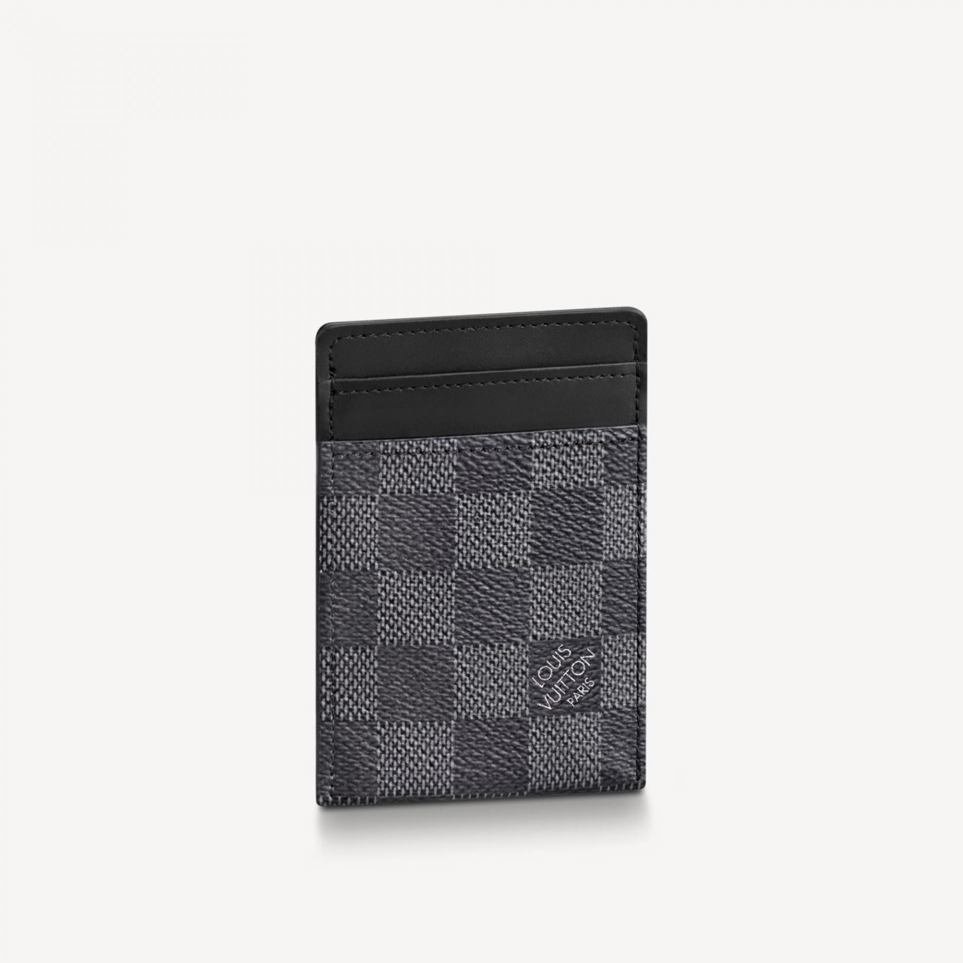 Louis Vuitton Pince card holder with bill clip (N60246)