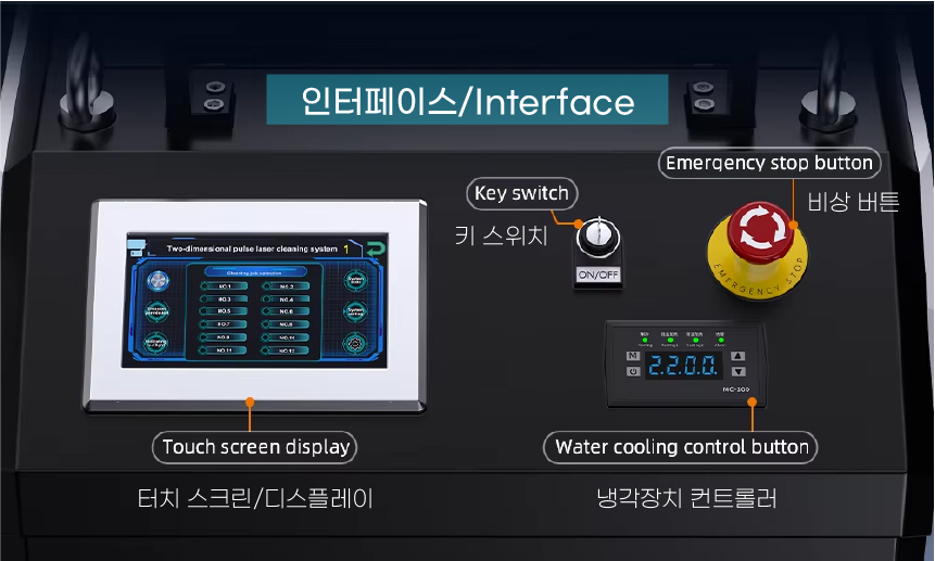 웰딩넷 1000W 펄스 레이저 클리너ㆍ녹제거기 WN-1000PCLW