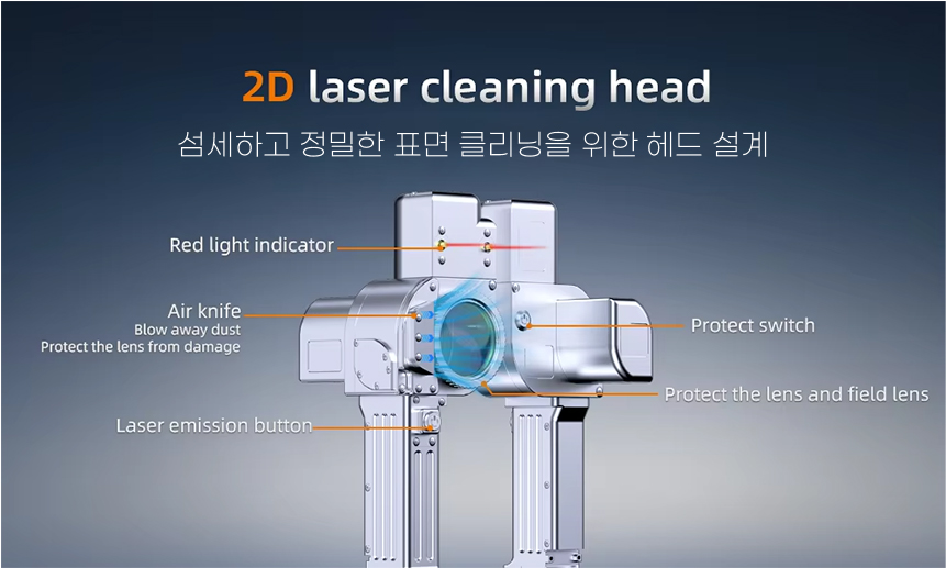 웰딩넷 1000W 펄스 레이저 클리너ㆍ녹제거기 WN-1000PCLW