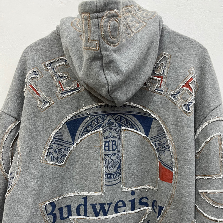 Sweat à capuche zippé et logo brodé | Gris | Tommy Hilfiger